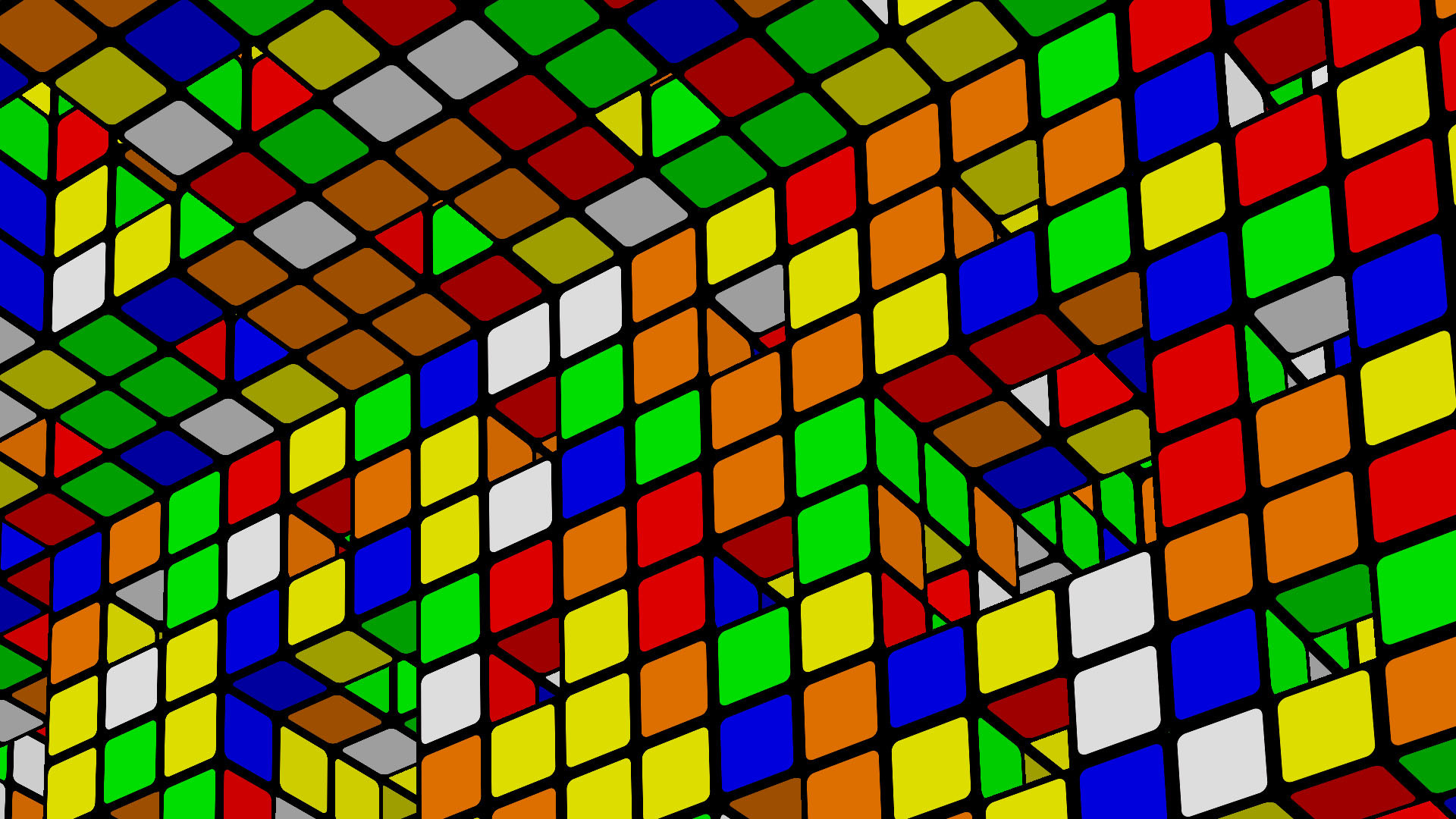 1920x1080 Rubik's Cube Patterns