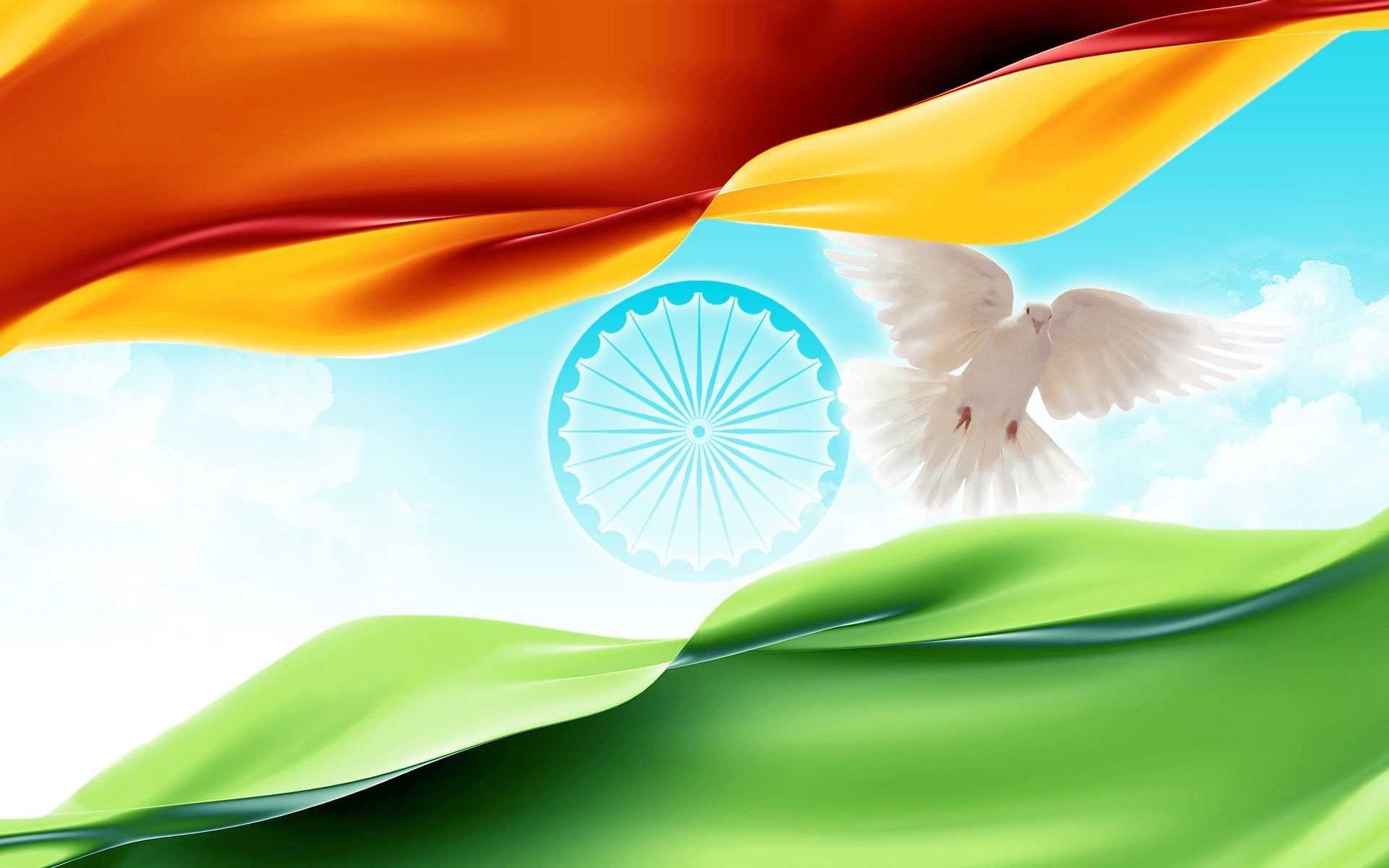 1920x1200  Indian Flag Peace