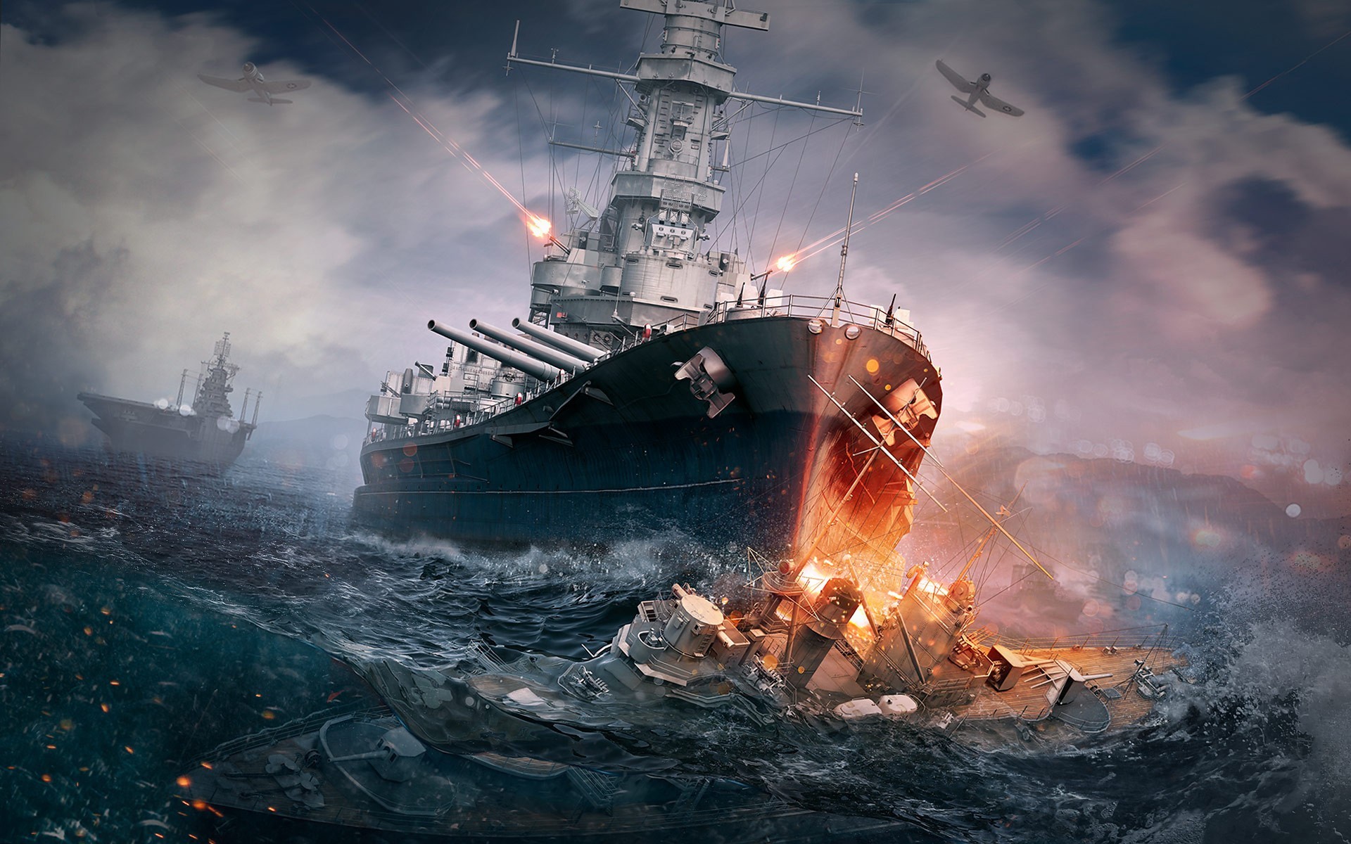 Wallpaper Japan, battleship, Yamato, Adam Tooby, The Last Battle of Yamato  images for desktop, section оружие - download