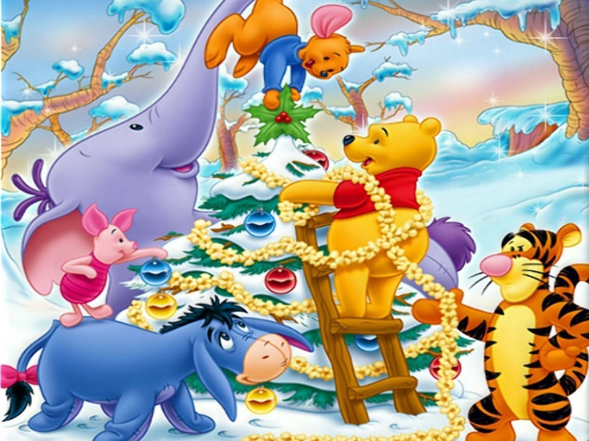 1920x1440 Wallpapers For > Winnie The Pooh Christmas Wallpaper Backgrounds