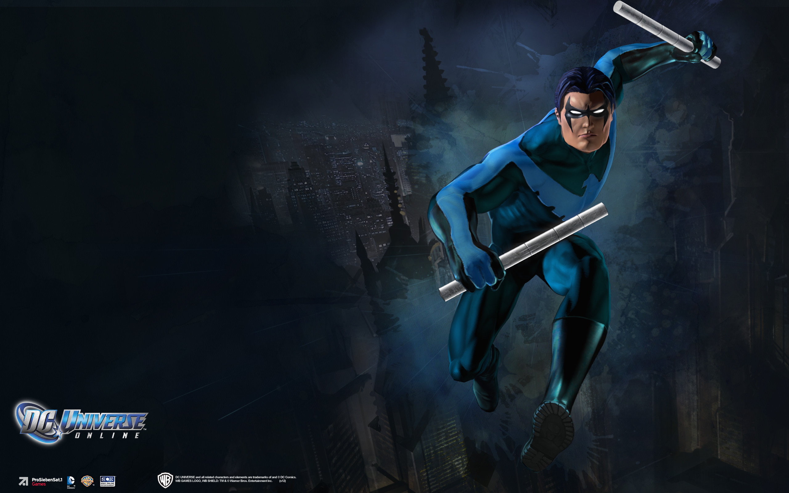 2560x1600 DC Universe Online Nightwing Wallpapers