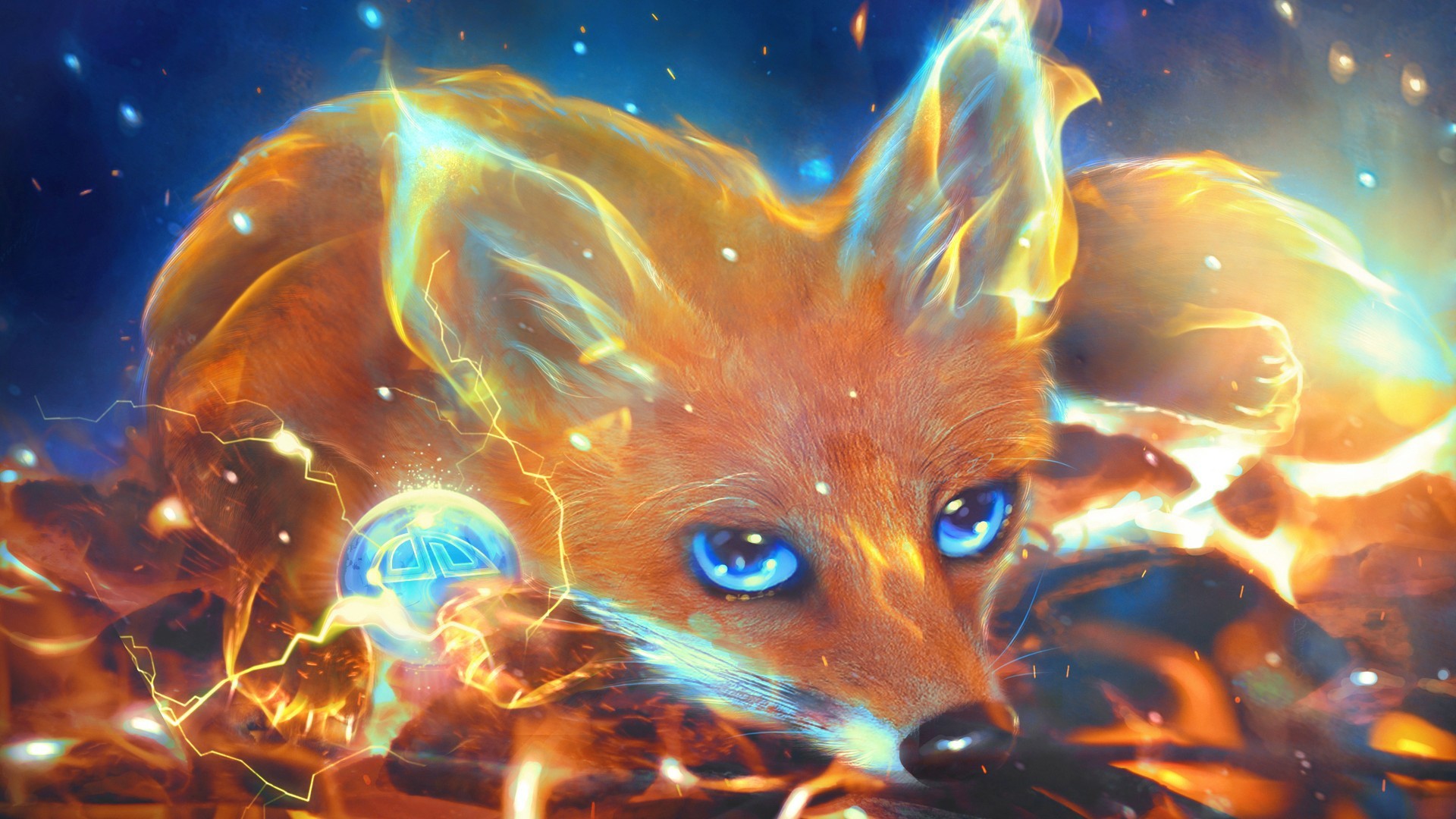 1920x1080 Celestial fox wallpapers and images wallpapers pictures photos 