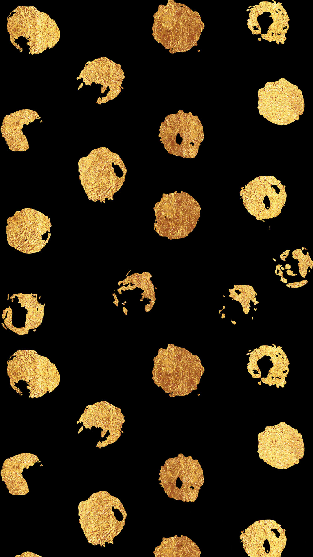 1080x1920 Click to download Black with Gold Foil Phone Wallpaper
