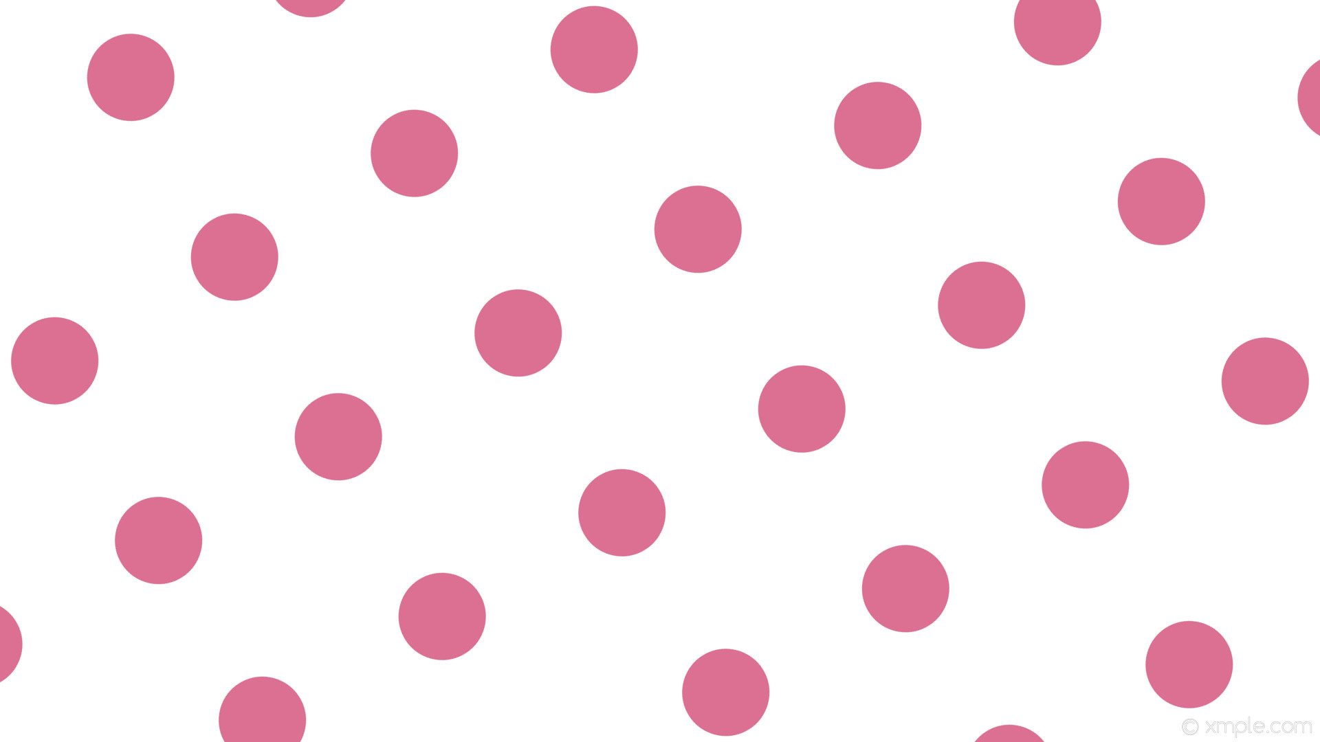 1920x1080 wallpaper white polka dots pink spots pale violet red #ffffff #db7093 210Â°  127px