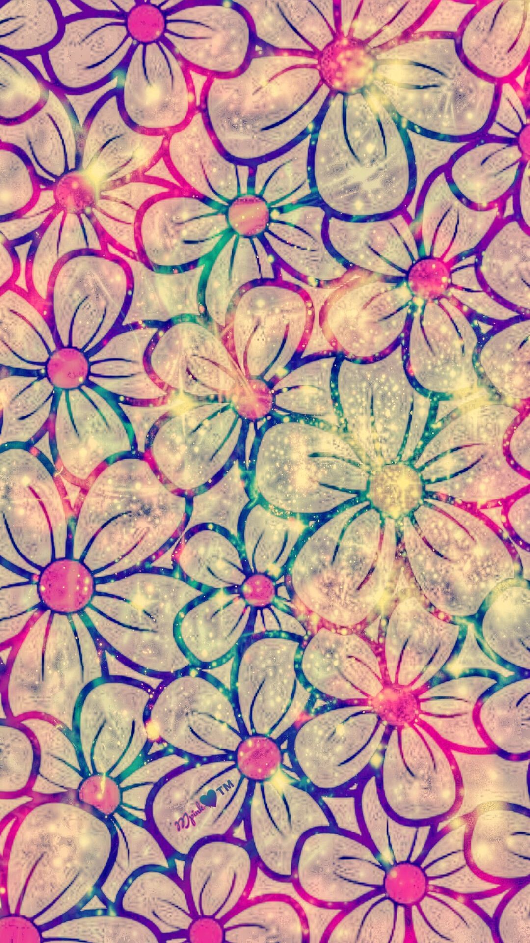 1080x1920 Vintage Flowers Galaxy Wallpaper #androidwallpaper #iphonewallpaper # wallpaper #galaxy #sparkle #glitter #lockscreen #pretty #pink #cute #girly  #vintage ...