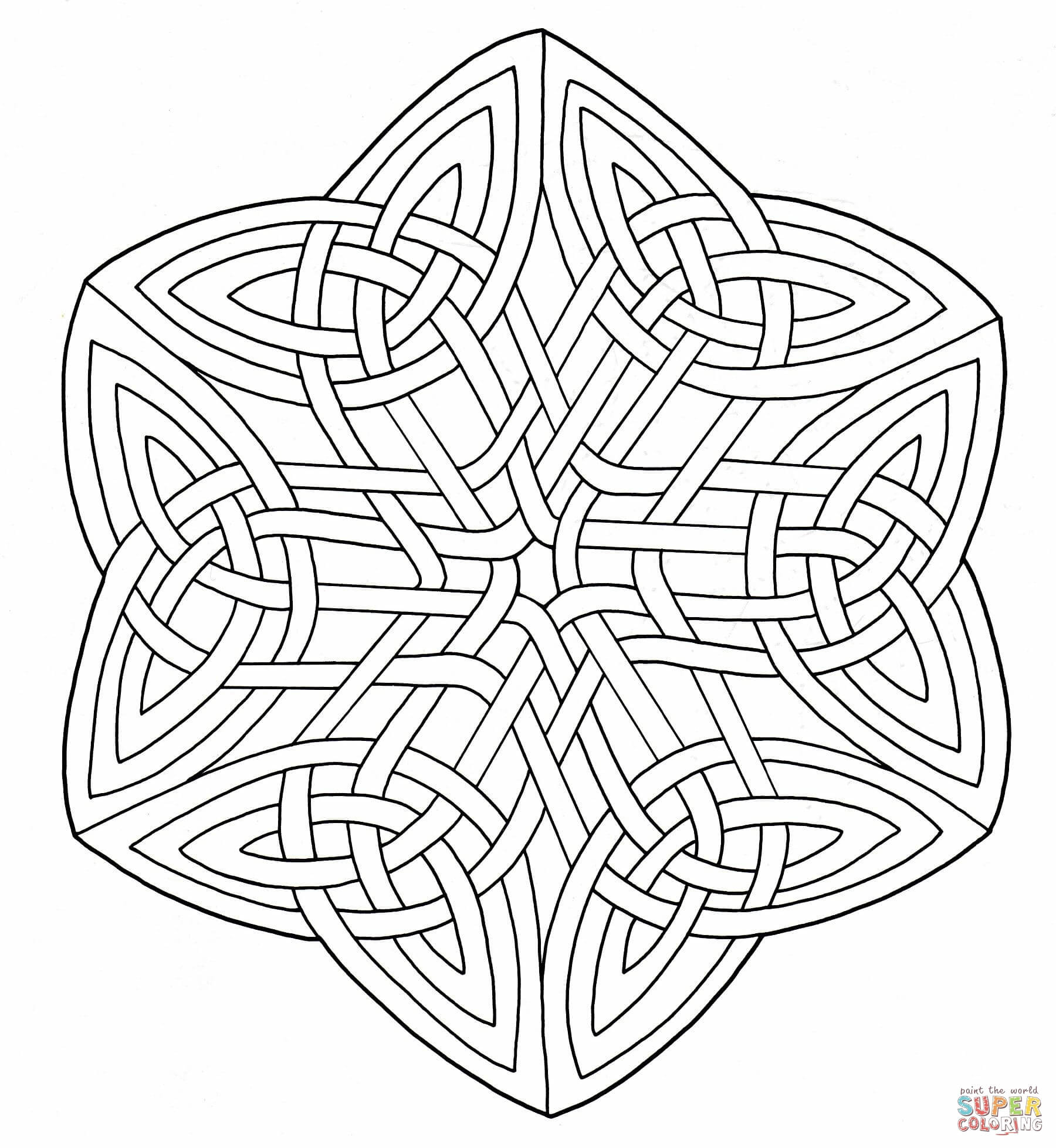 1800x1957 Celtic Knot Coloring Pages