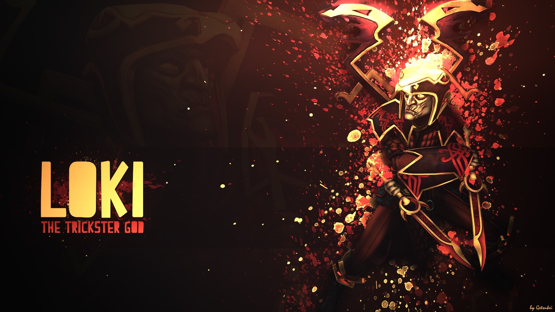 1920x1080 ... The Trickster God - Wallpaper HD by Getsukeii