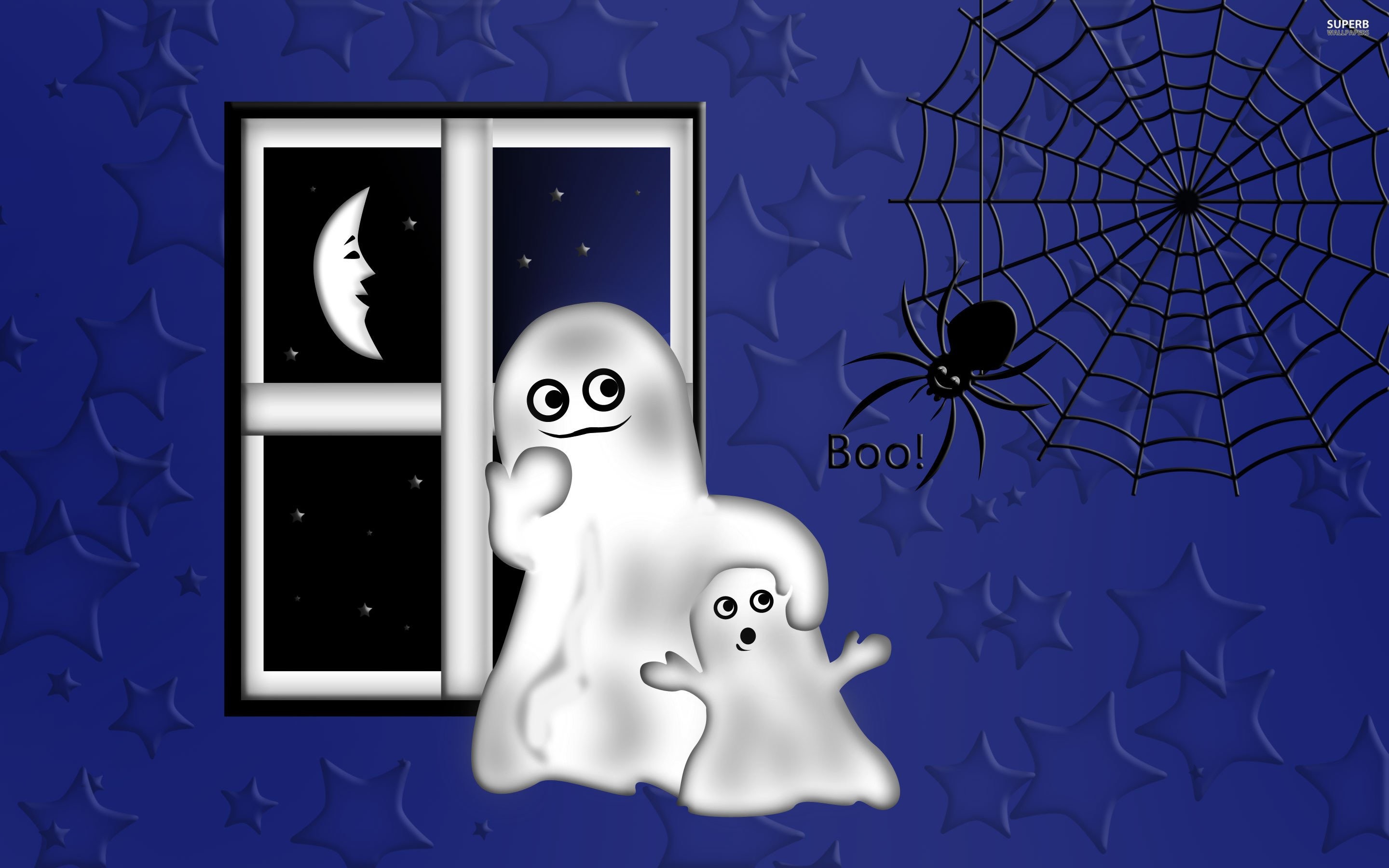 2880x1800 ... Cute Halloween Ghost Wallpaper (18)
