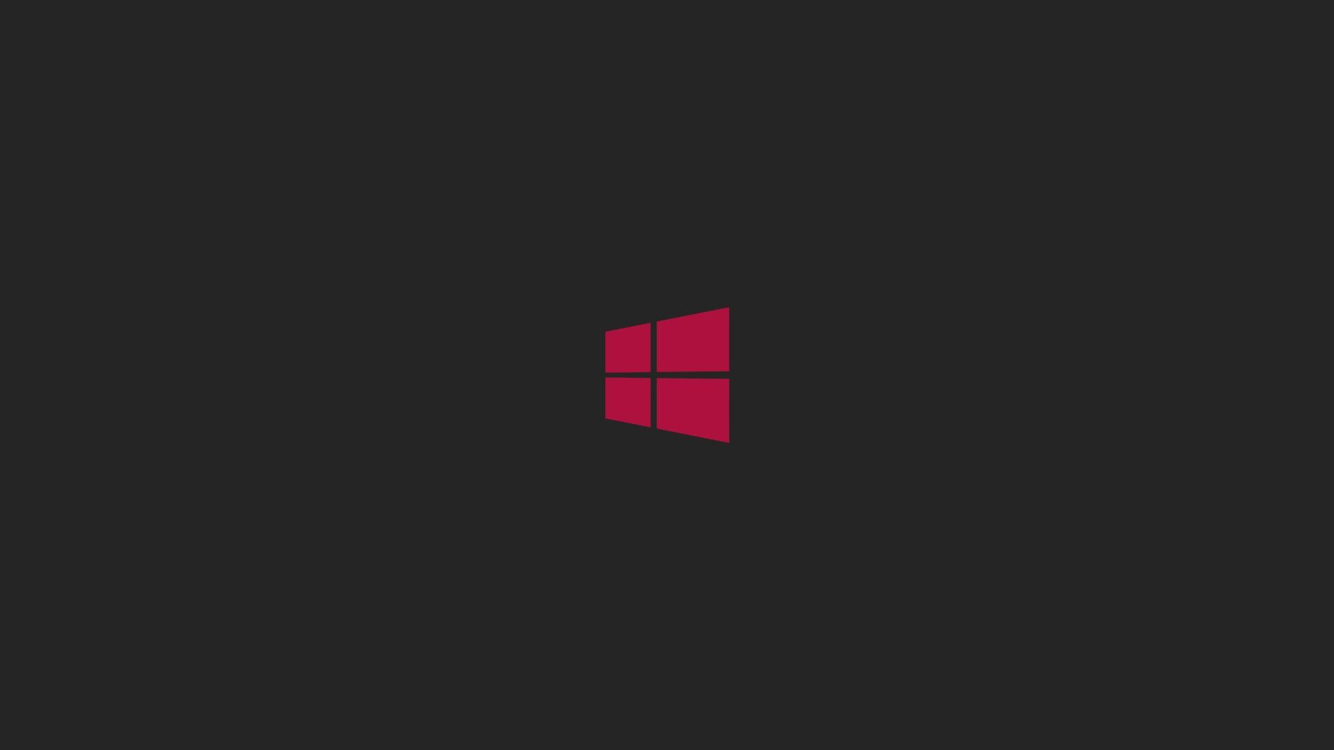 1920x1080 Windows 8, Logo, Black Background wallpaper thumb