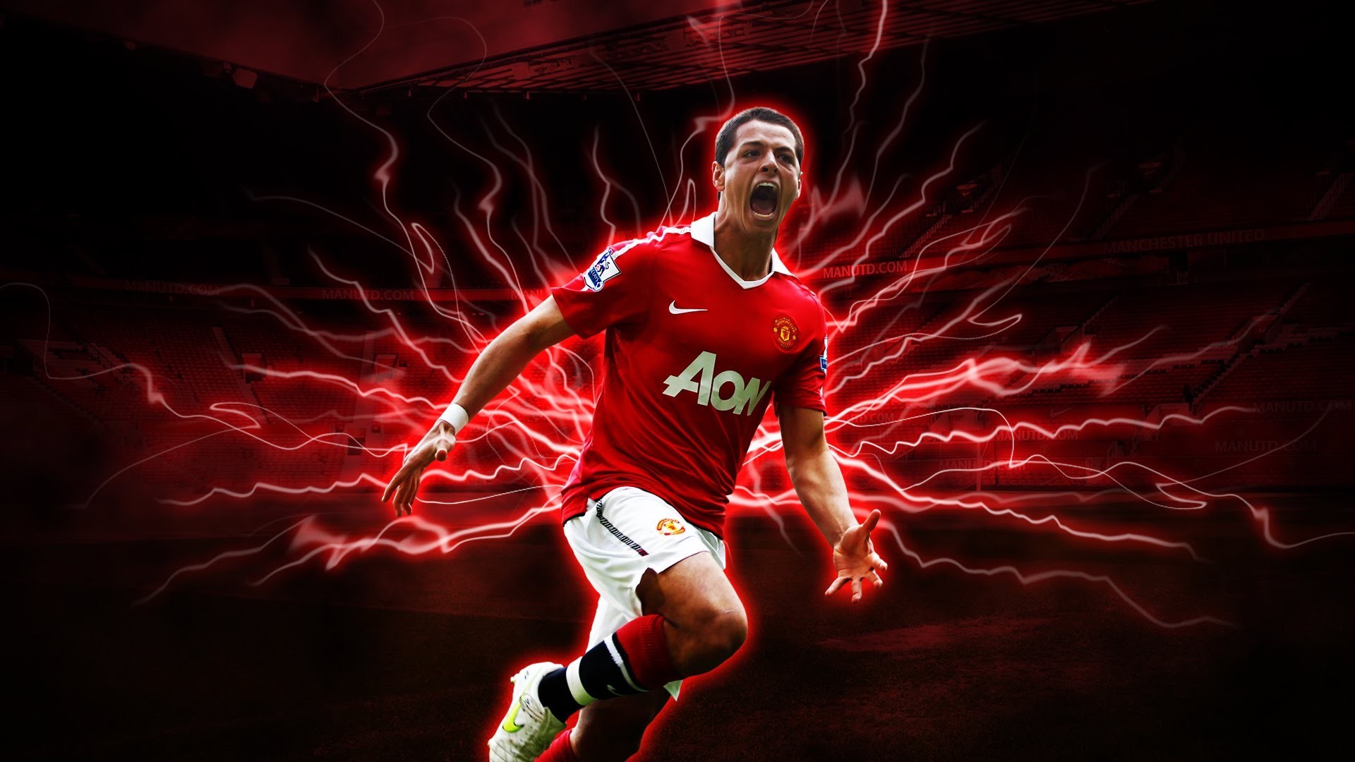 1920x1080 Chicharito (Javier HernÃ¡ndez) wallpaper with abstract lines in AdobeÂ®  PhotoshopÂ® software - YouTube