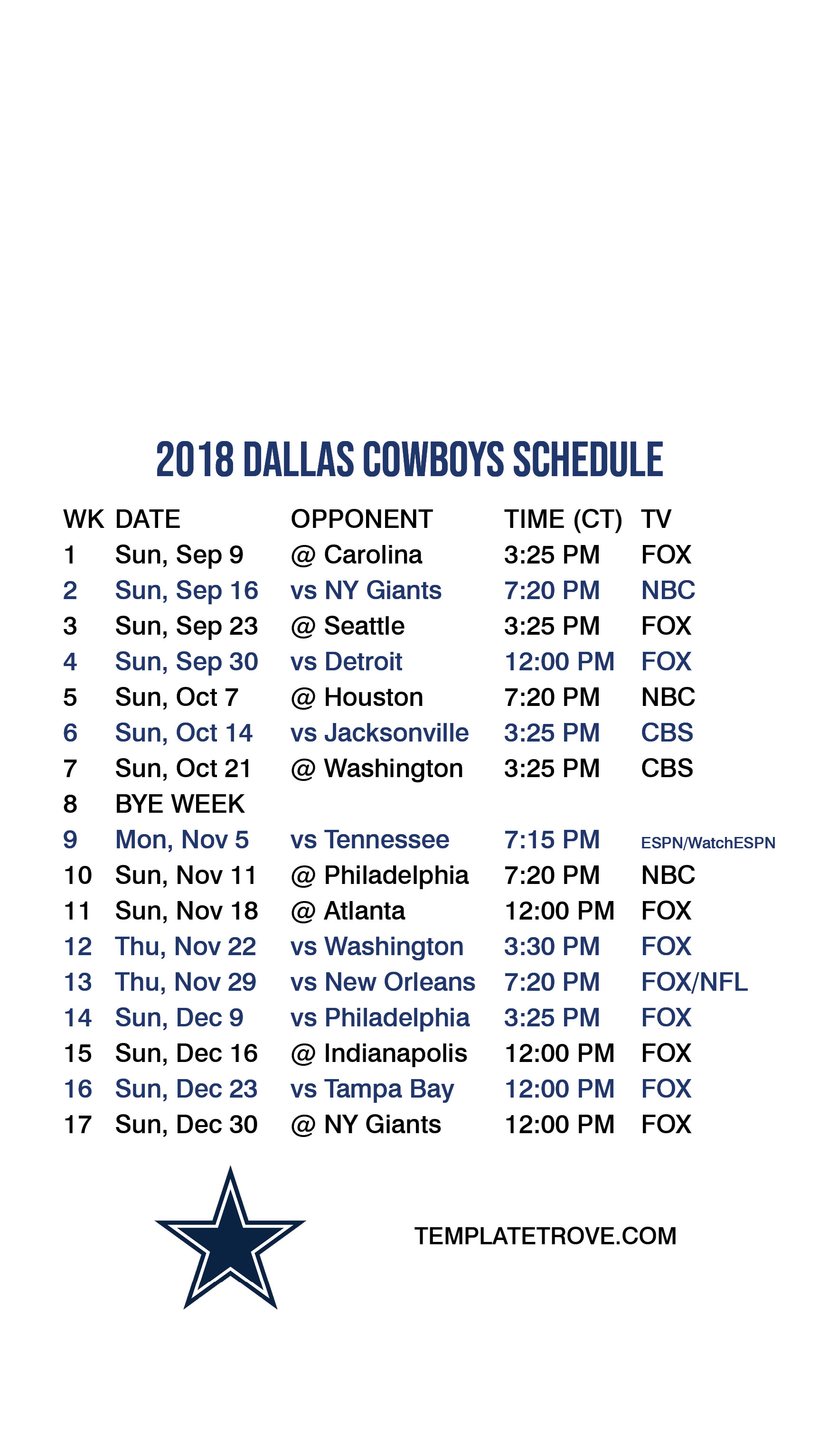 1725x3067 2018 Dallas Cowboys Lock Screen Schedule. Download Lock Screen Schedule