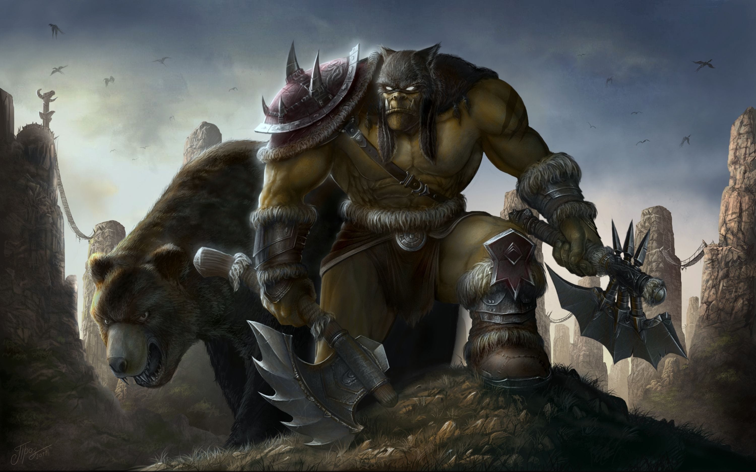 3000x1875 WOW: Rexxar Wallpapers