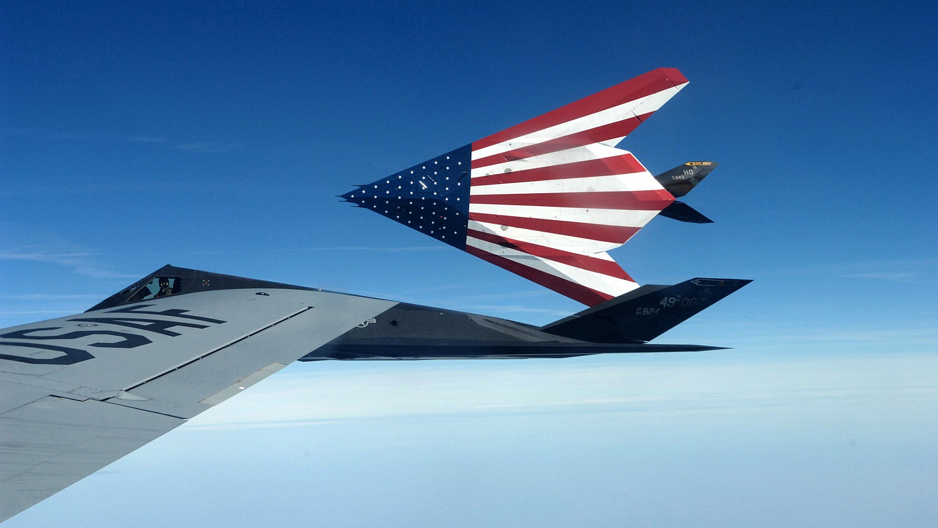 1920x1080 Free stealth aircraft wallpaper background