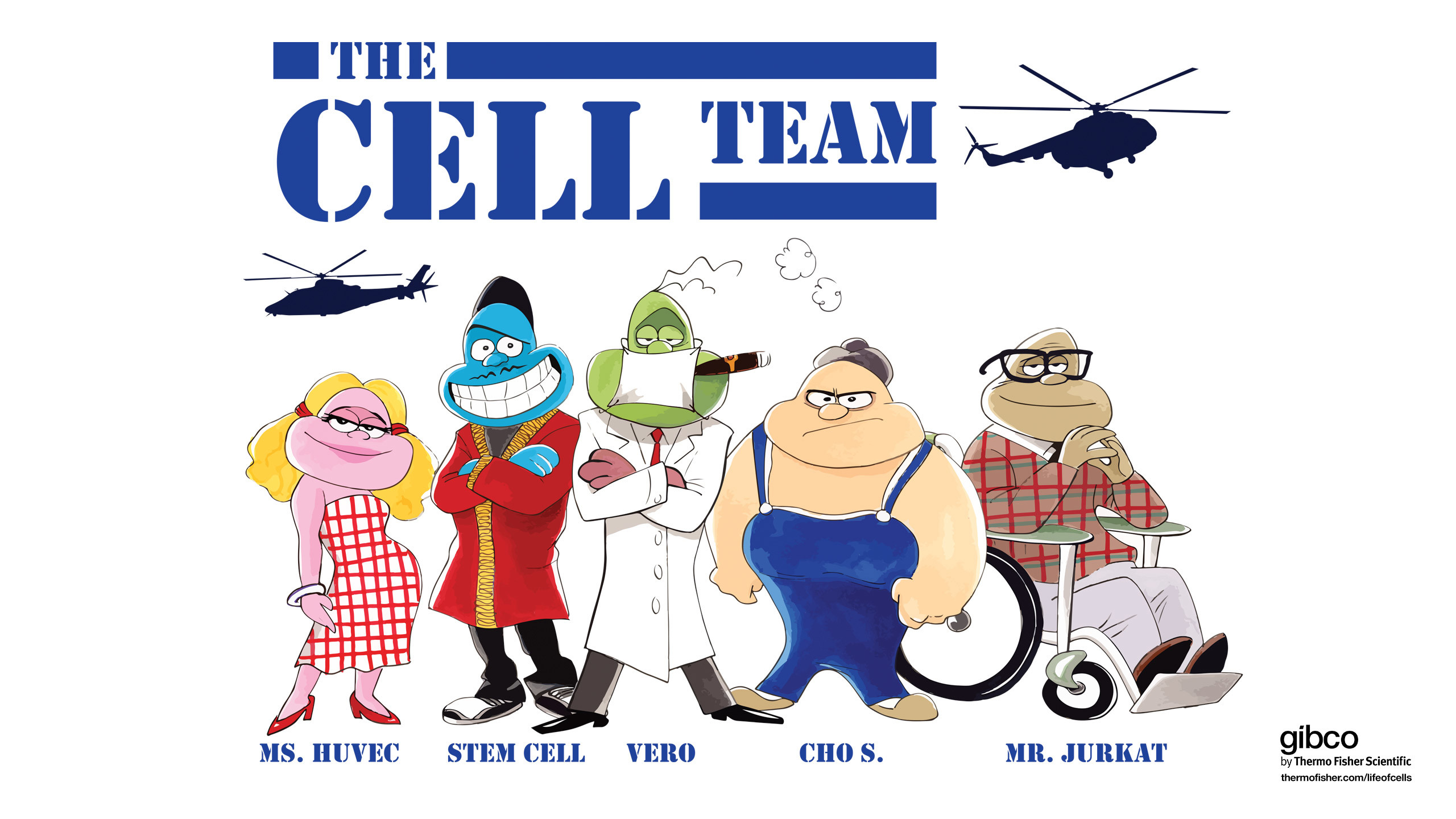 2560x1440 "The Cell Team" Download wallpaper (Hi-res px)
