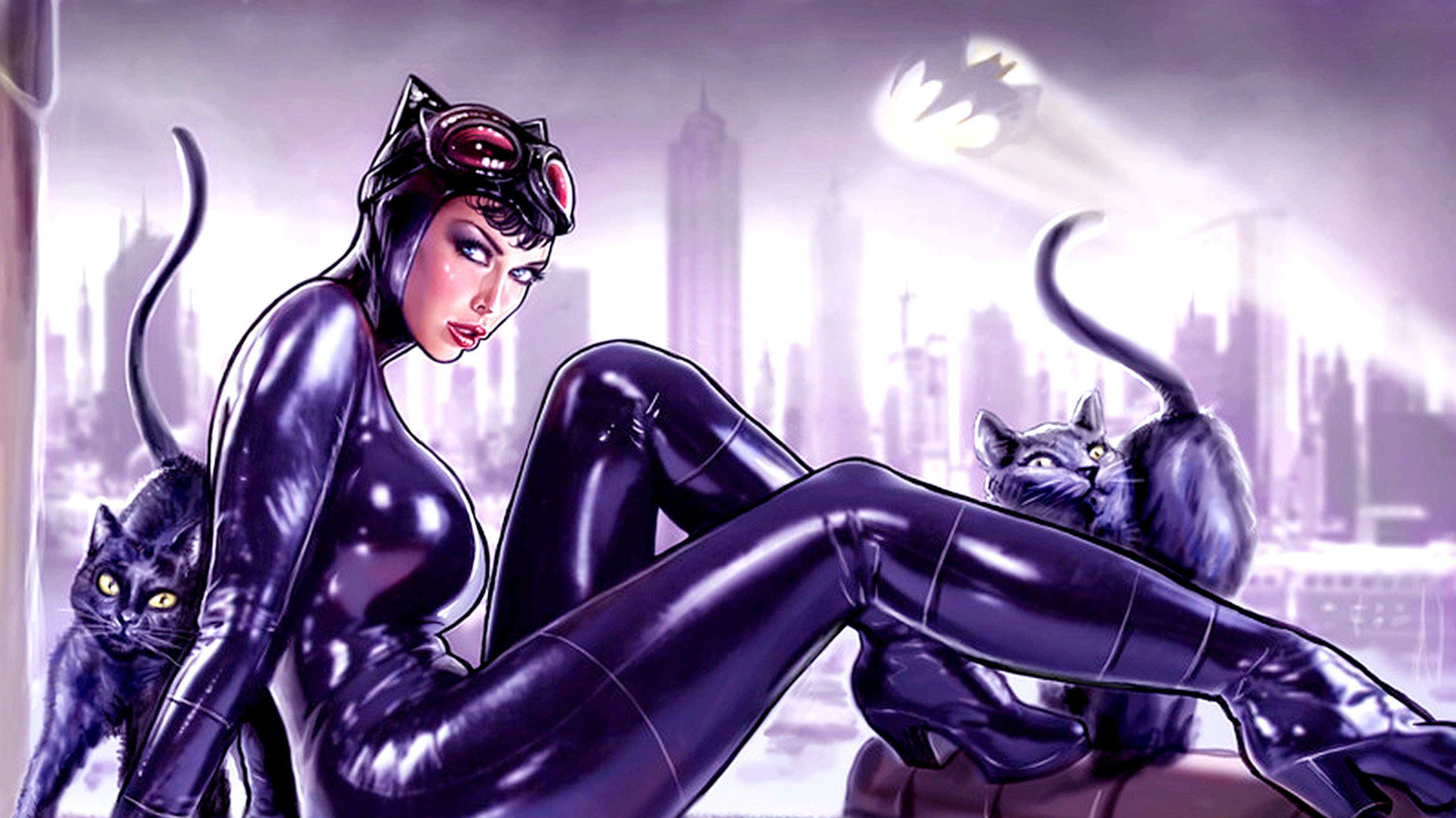 2560x1440 catwoman new 52 - 1080 HD Wallpaper