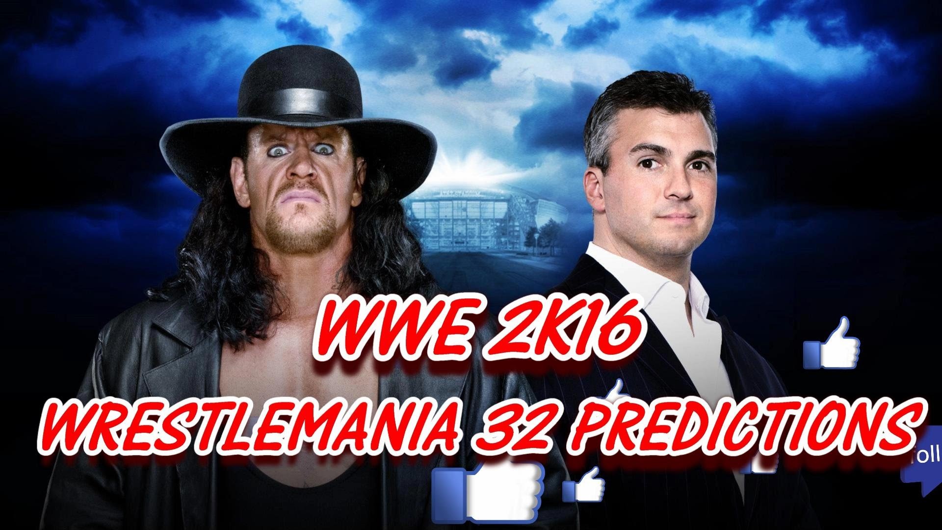 1920x1080 WWE WRESTLEMANIA 32 THE UNDERTAKER VS. SHANE MCMAHON - HELL IN A CELL MATCH  WWE 2K16 PREDICTIONS - YouTube