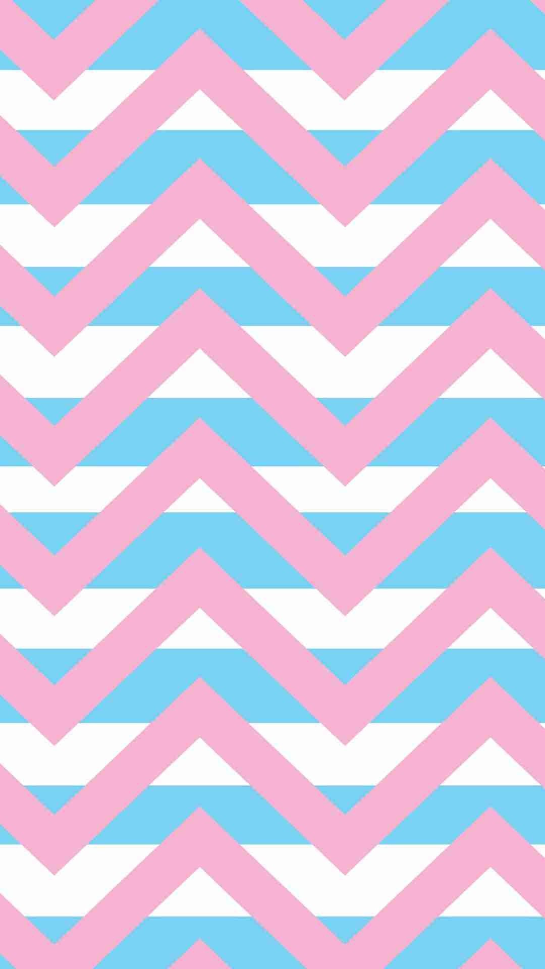 1080x1920 Blue And Pink Wallpaper Stripes