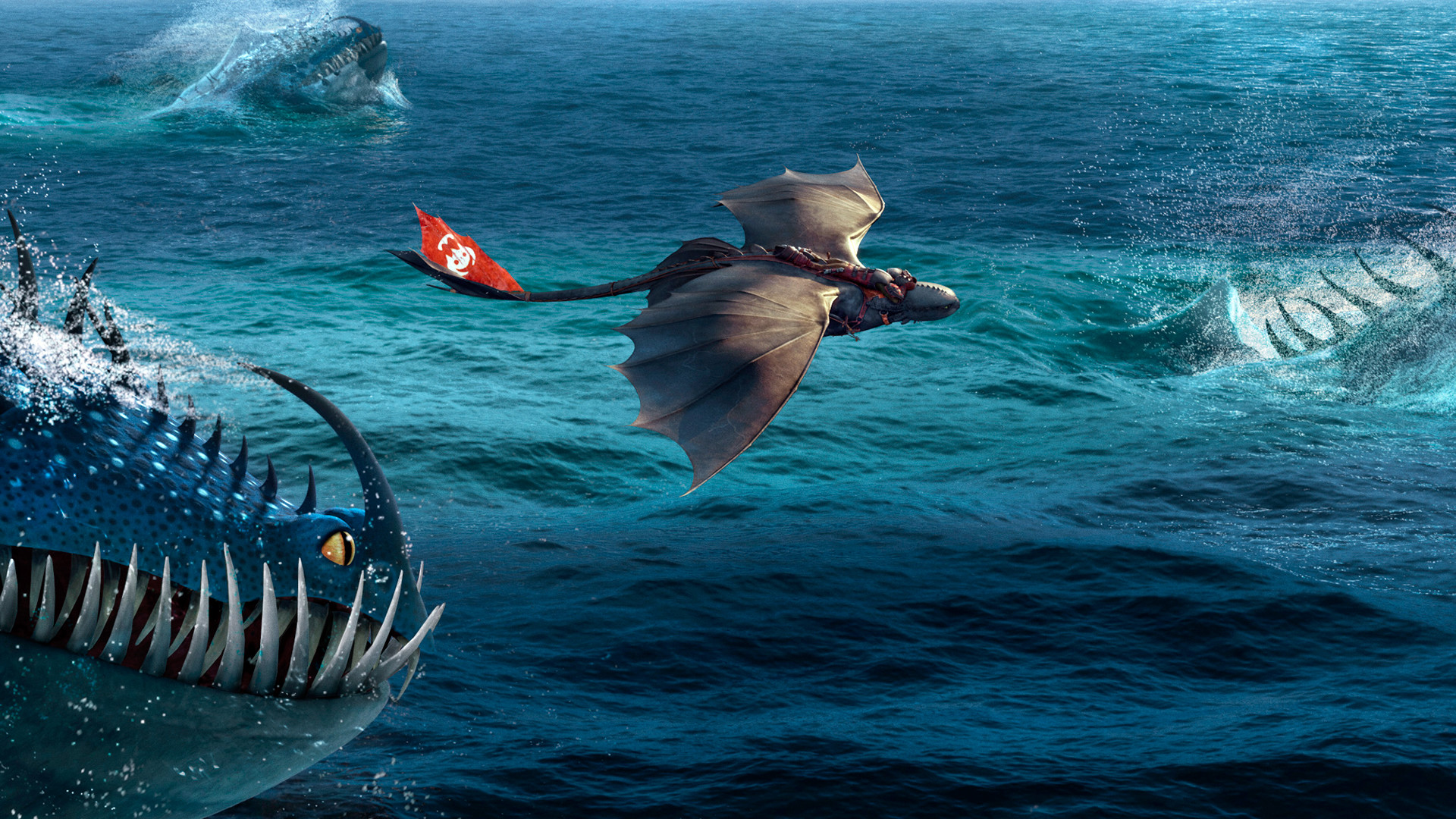 1920x1080 toothless night fury and hiccup in how to train your dragon 2