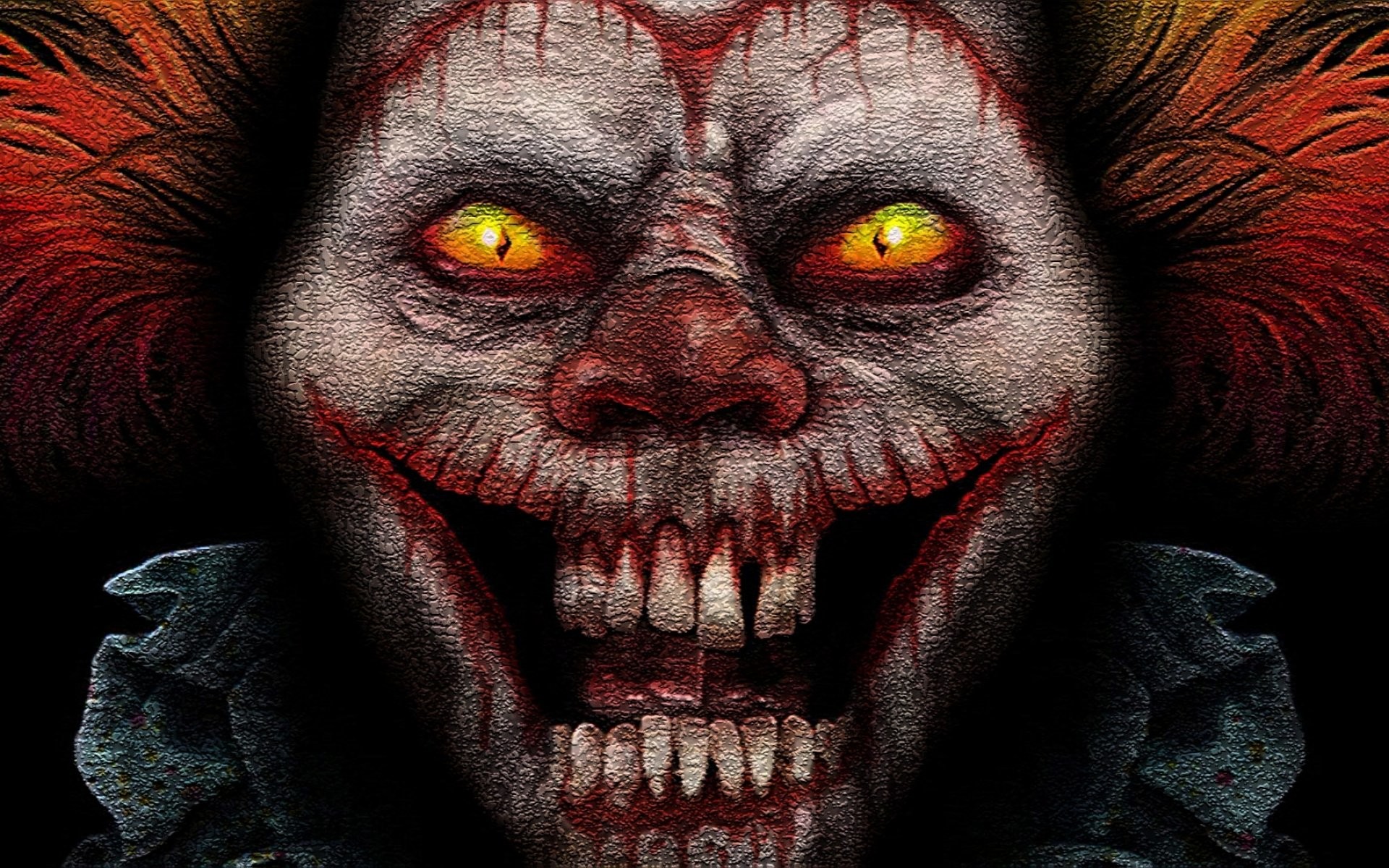 1920x1200 Dark horror evil clown art artwork f wallpaper |  | 693576 |  WallpaperUP