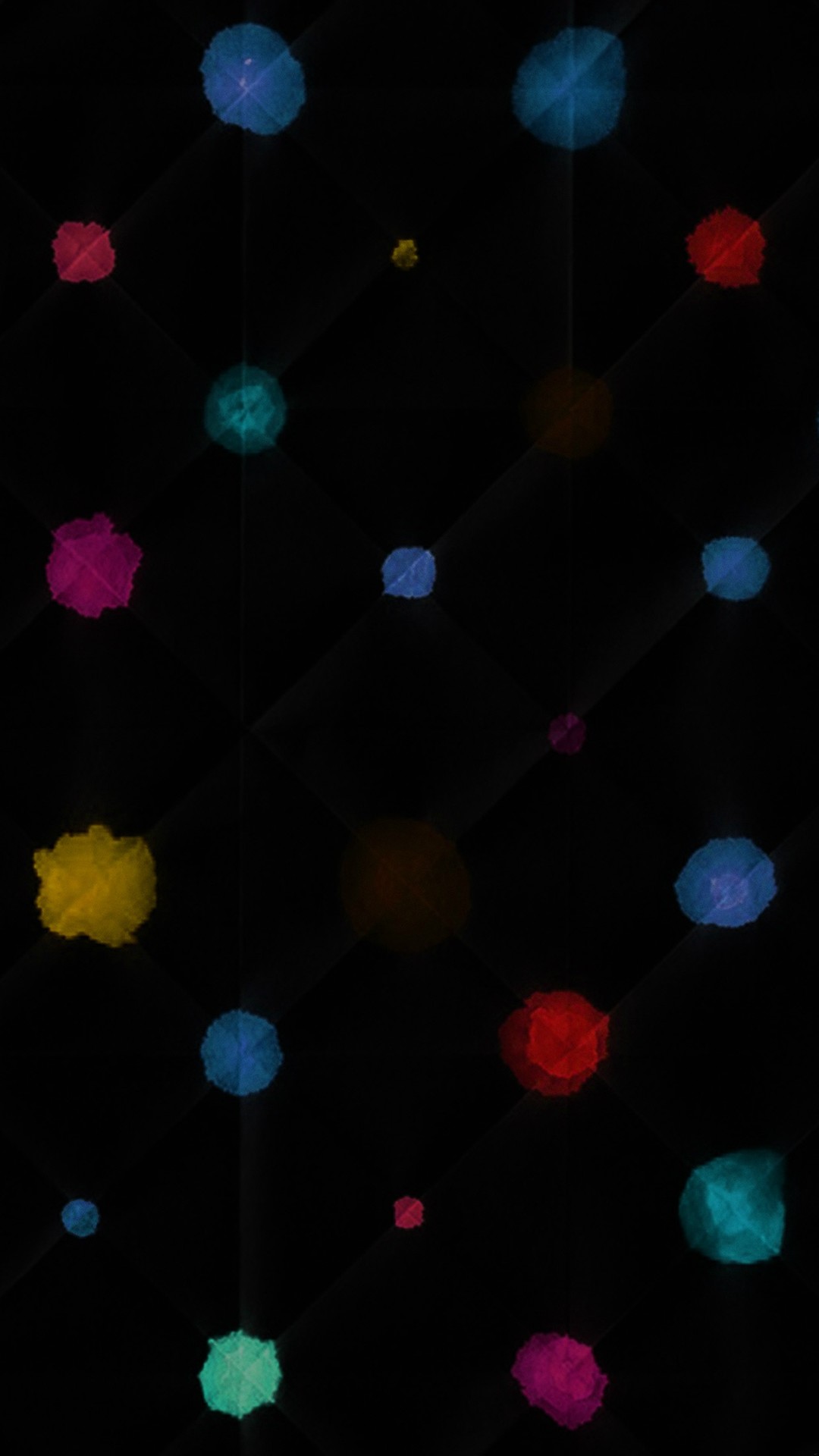 1080x1920 Watercolor Dots Dark Pattern iPhone 6 wallpaper