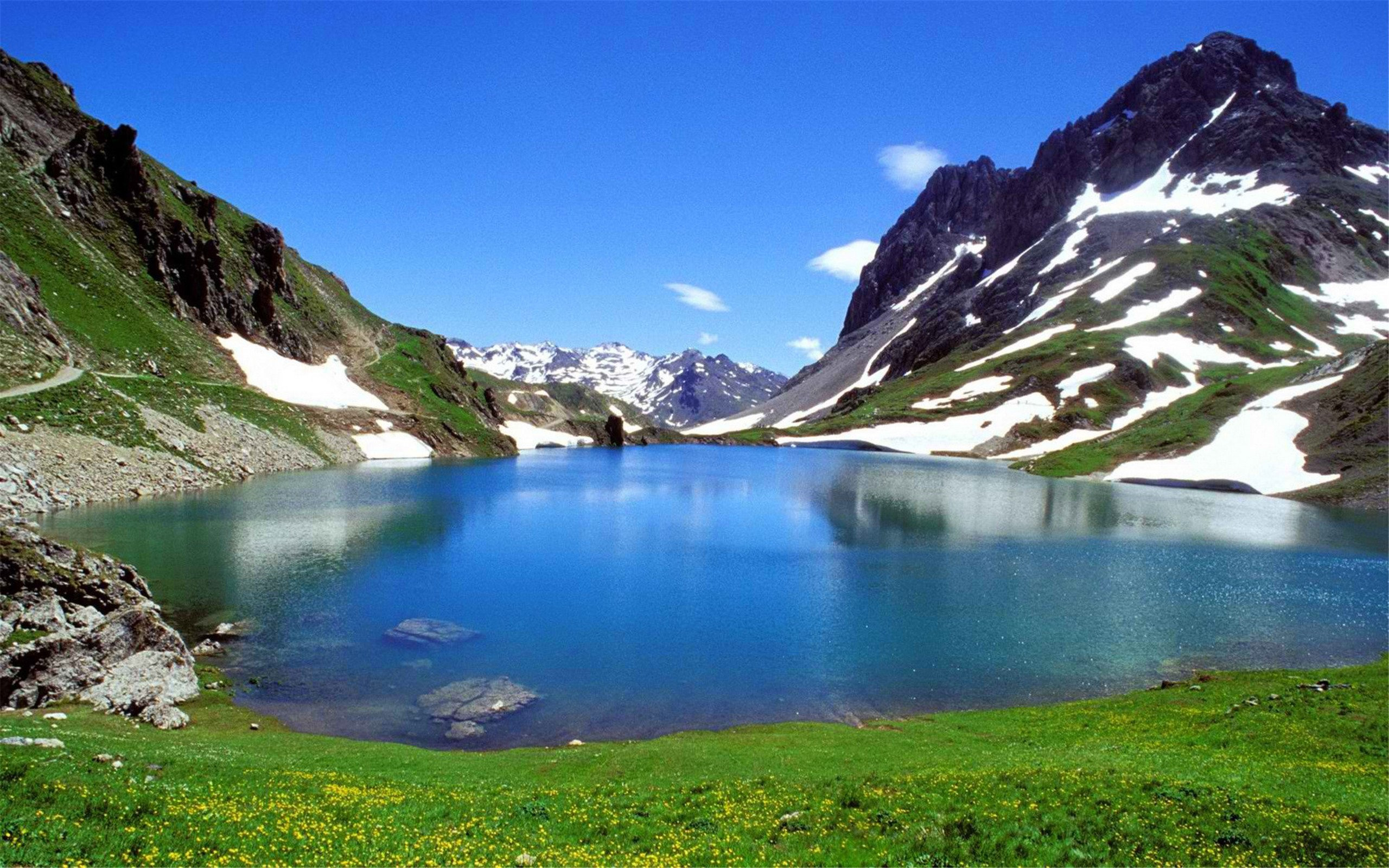 2560x1600 Beautiful Mountain Scenery Wallpapers Great Landscape Natural Beautiful  Mountain Scenery Lake