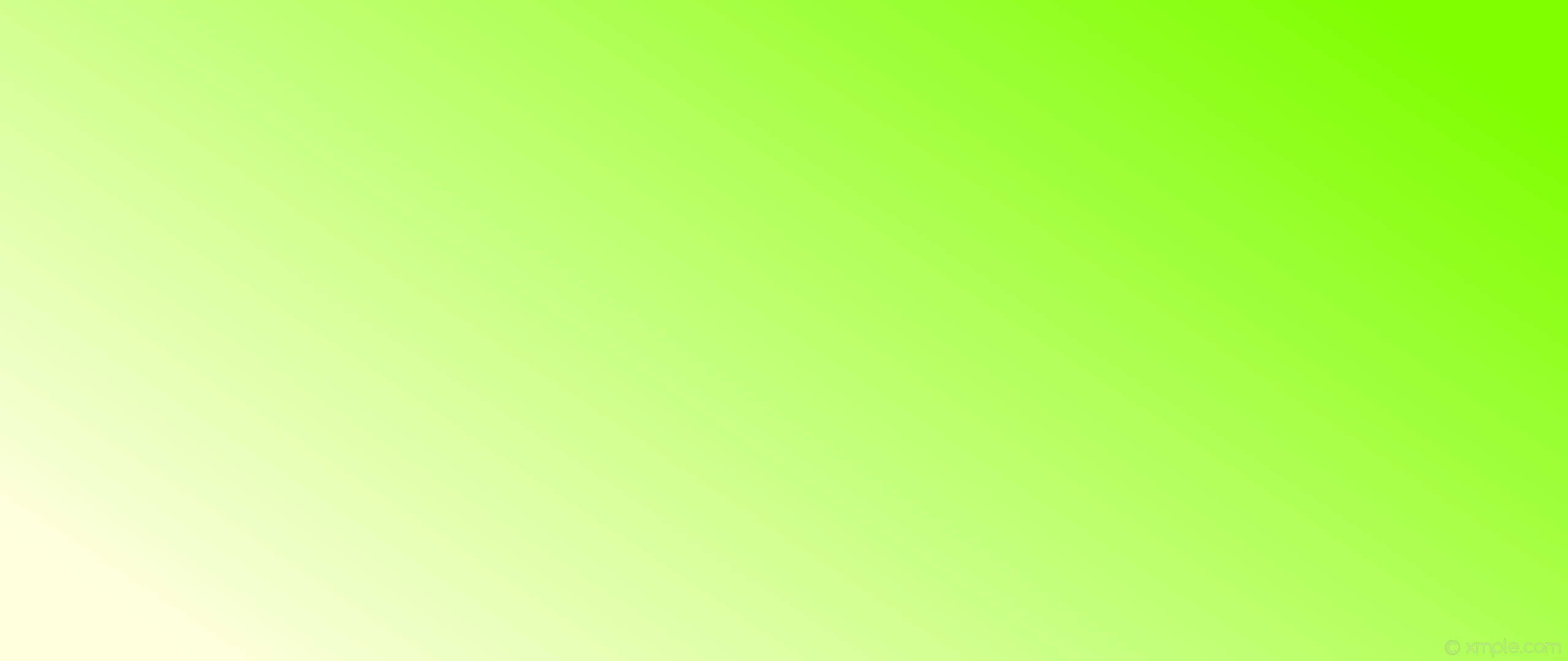 2560x1080 wallpaper green yellow gradient linear light yellow chartreuse #ffffe0  #7fff00 195Â°