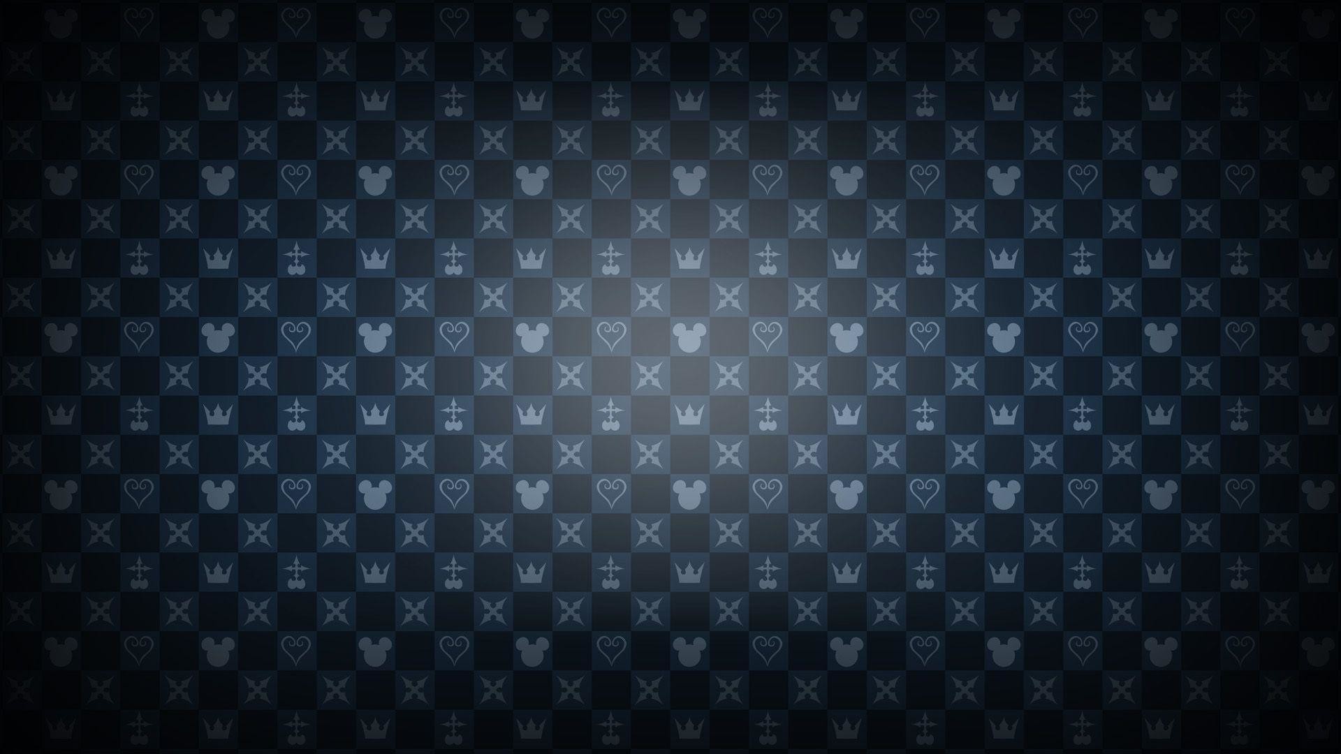 1920x1080 Kingdom Hearts pattern wallpaper #