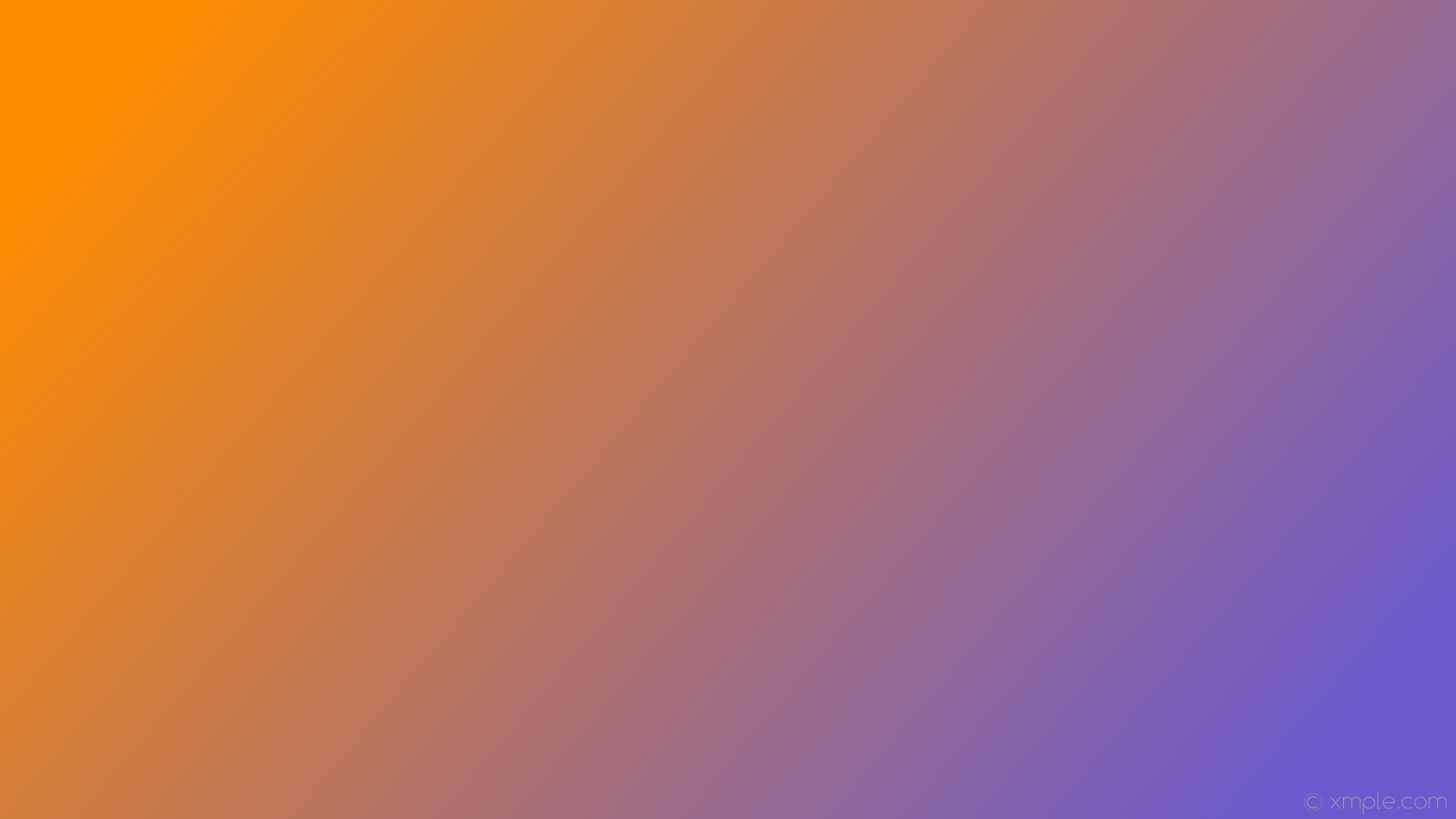 1920x1080 wallpaper purple orange gradient linear slate blue dark orange #6a5acd  #ff8c00 345Â°