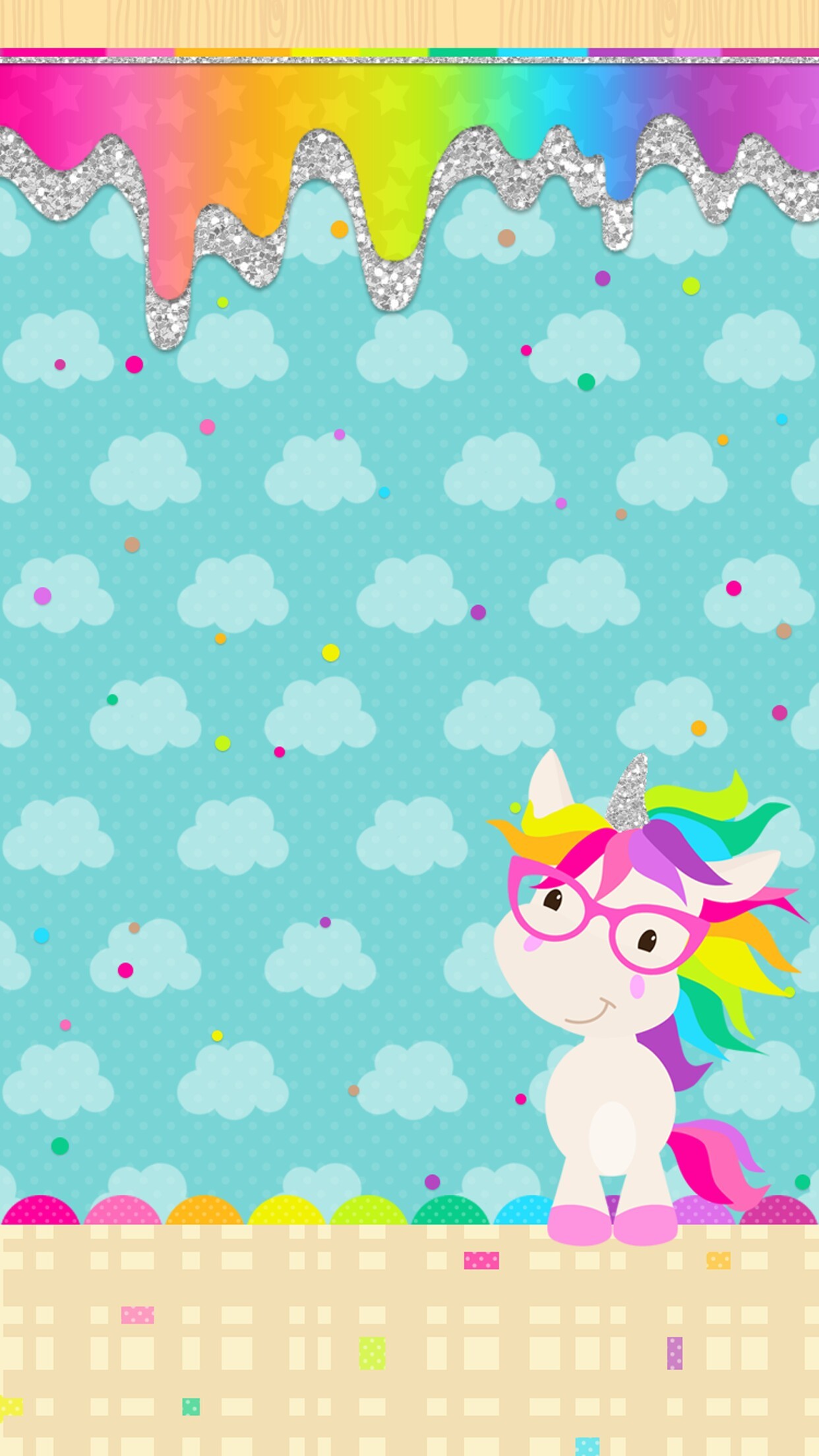 1242x2208 Unicorn Birthday, Unicorn Party, Cute Wallpapers, Iphone Wallpapers,  Rainbow Wallpaper, Cute Unicorn, Phone Backgrounds, Hello Kitty, Kawaii