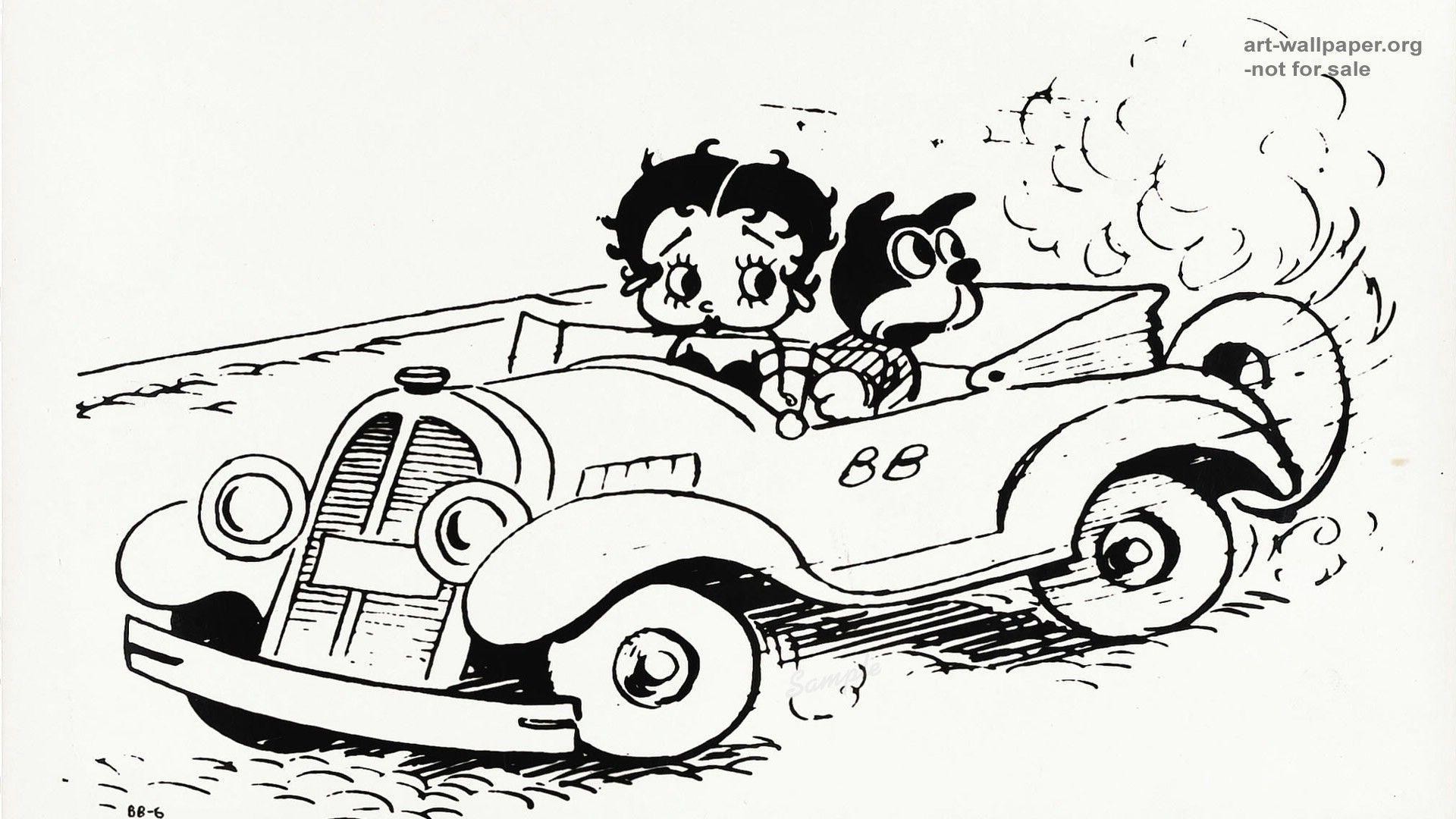 1920x1080 Images For > Betty Boop Black And White