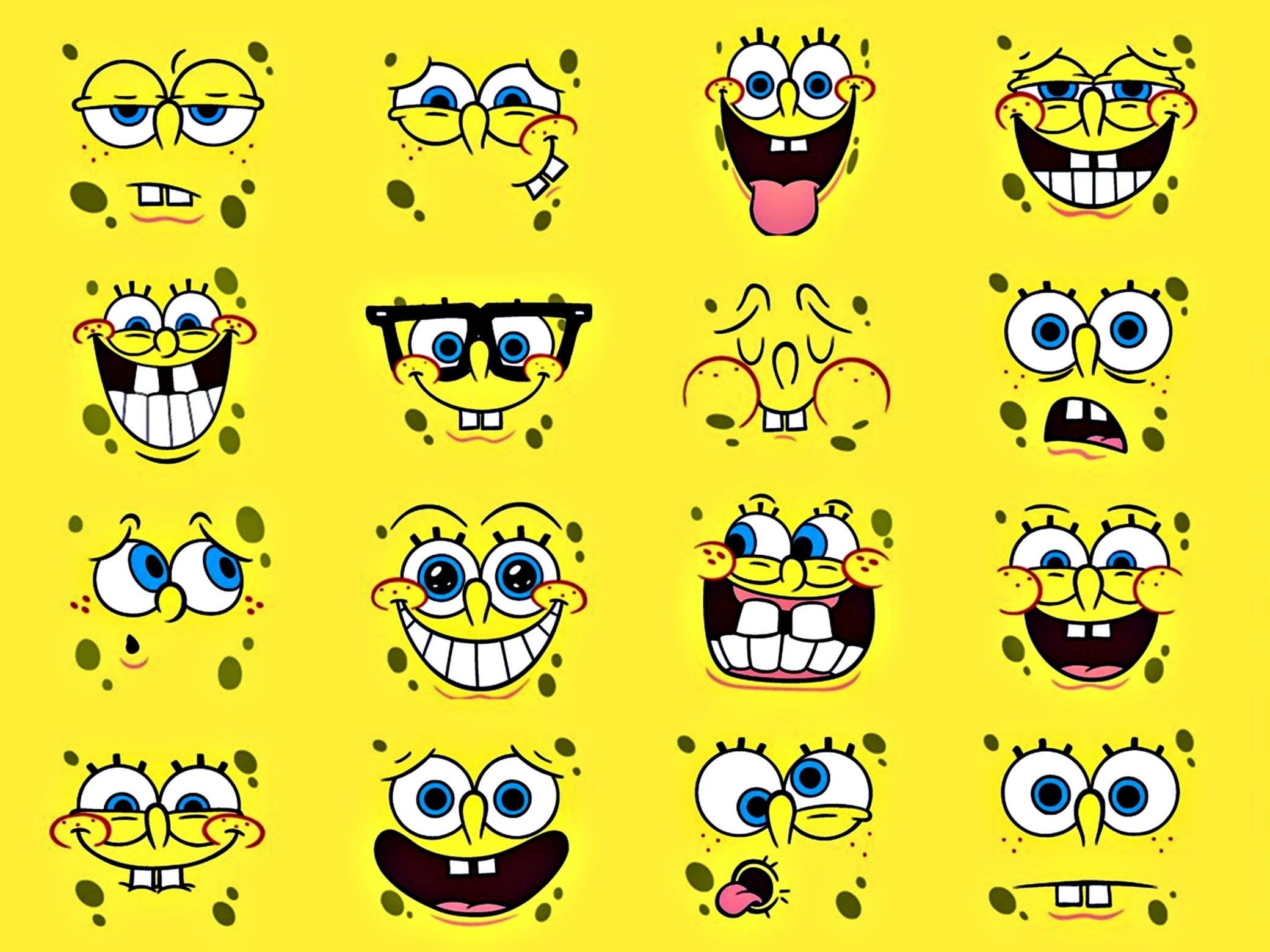 2080x1560 Face Spongebob Squarepants Anime HD Wallpaper Picture