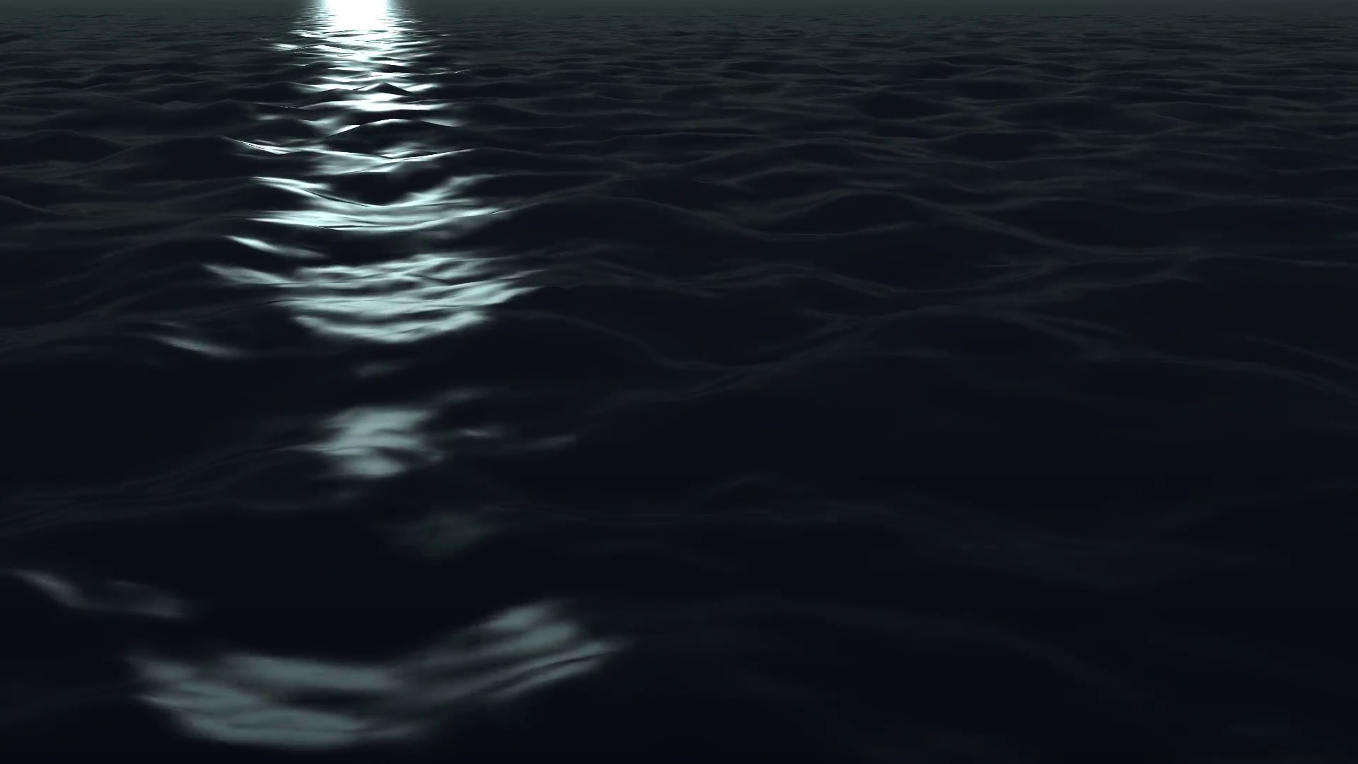 1920x1080 Water FX0111: A band of moonlight on dark water (Loop).