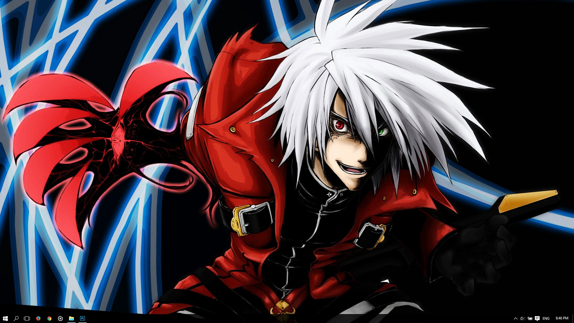 1920x1080 The lead character Ragna the Bloodedge, other characters like Noel, Iron  Tager, Rachel Alucard, Taokaka, Makoto, Litchi Faye-Ling and some others.