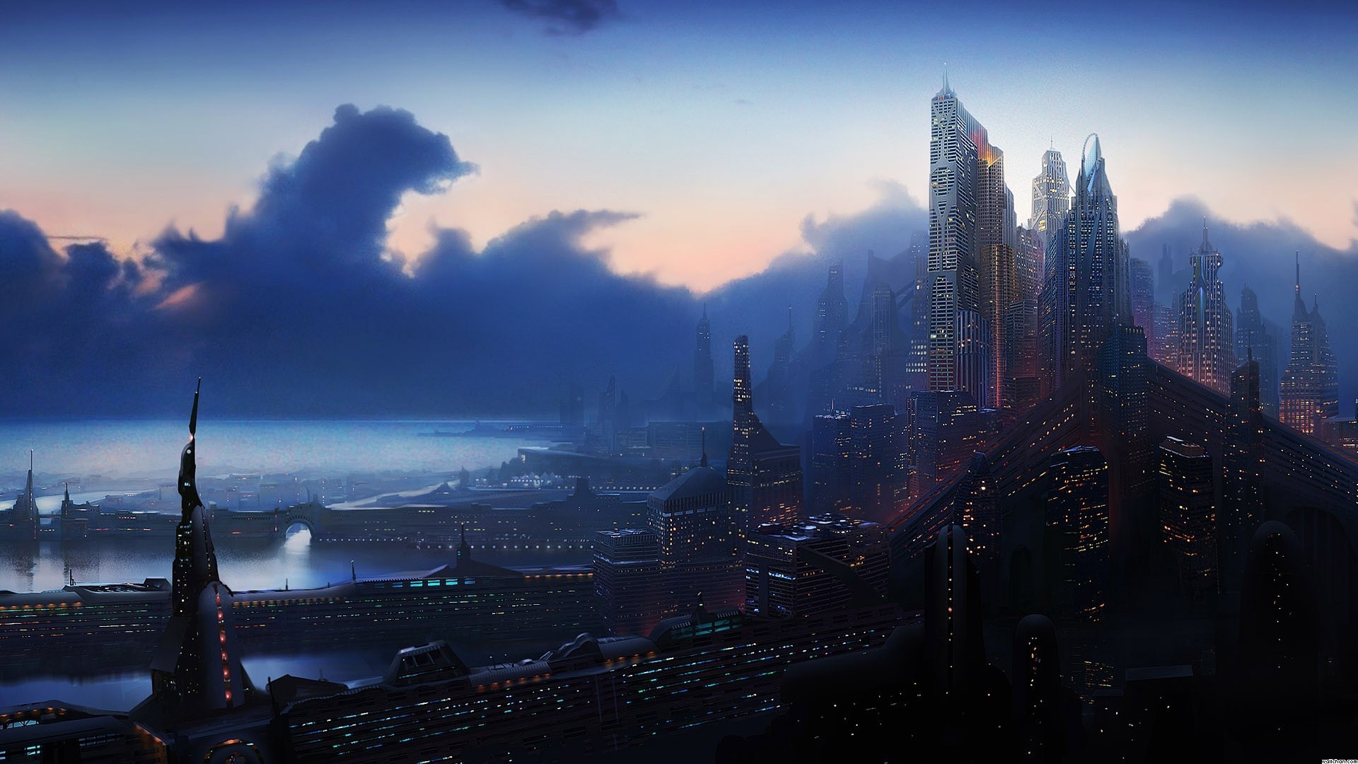 City of the Future HD wallpaper