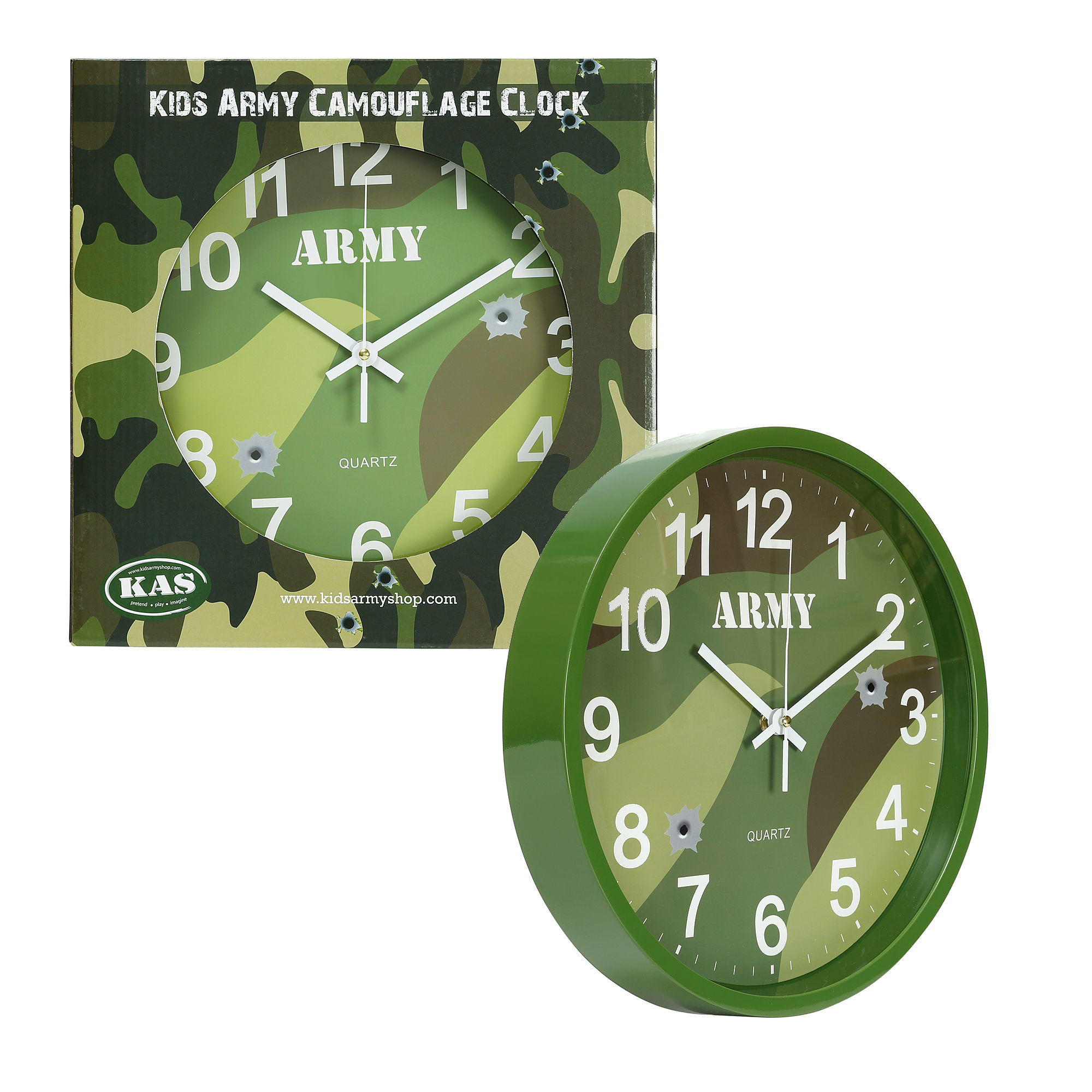2000x2000 Army Camouflage Wall Clock