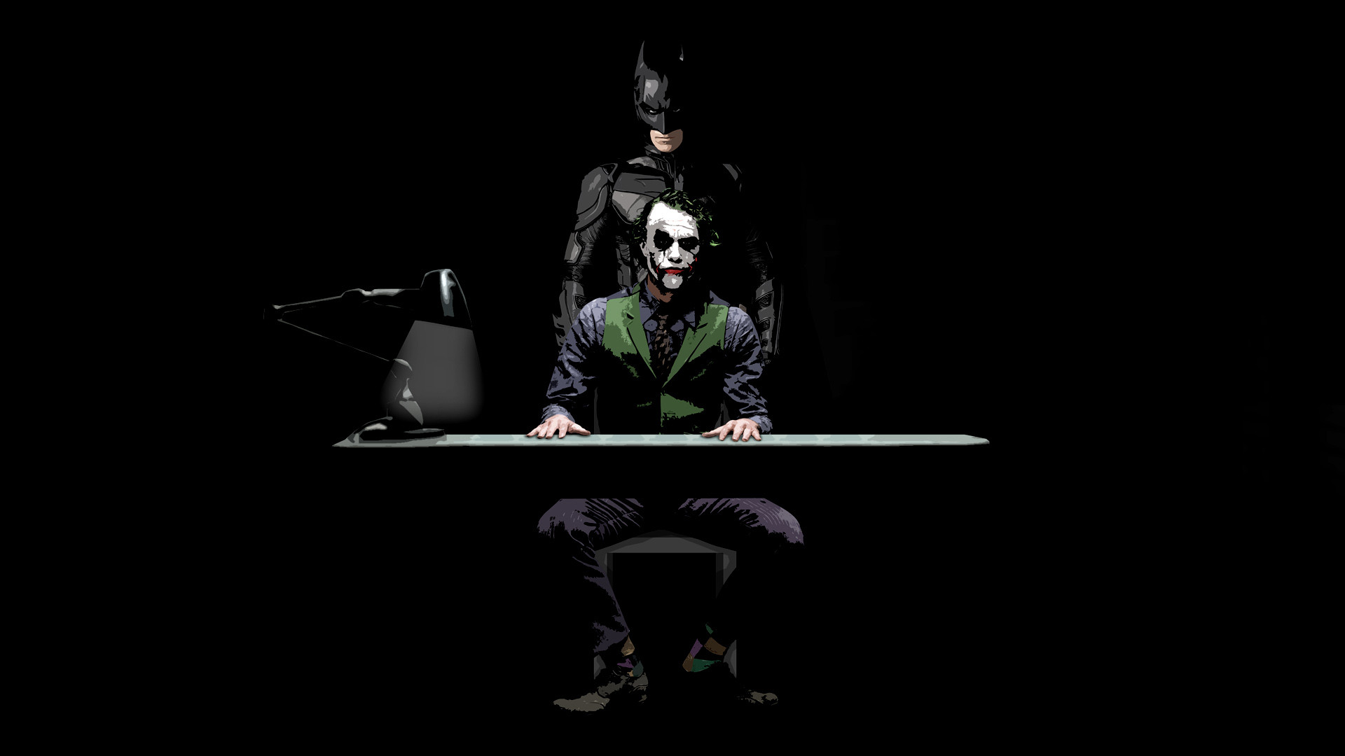 1920x1080 Filme - The Dark Knight Joker Batman Wallpaper