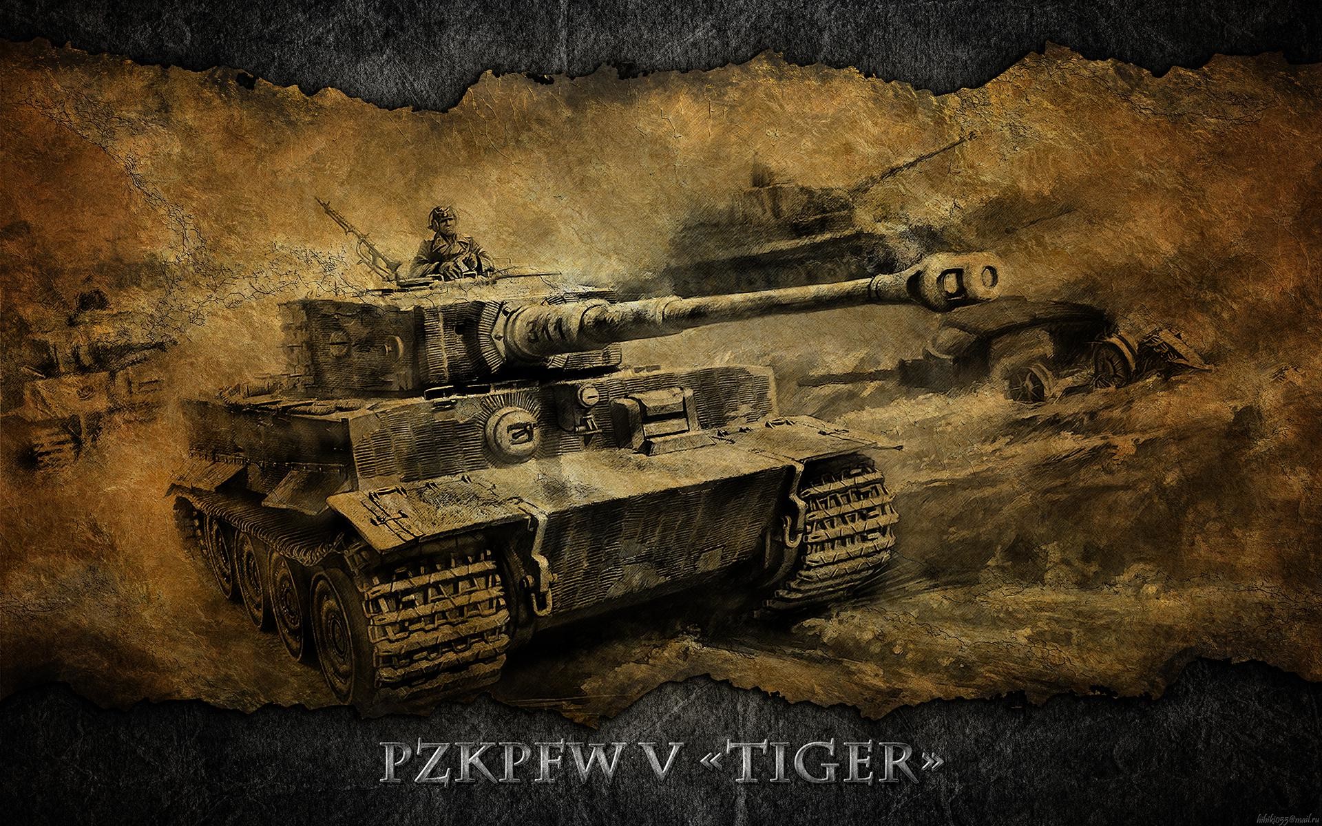 1920x1200 World of Tanks Tanks PzKpfw VI Tiger Games wallpaper thumb