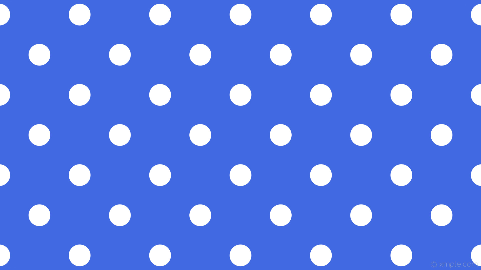 1920x1080 wallpaper dots polka white spots blue royal blue #4169e1 #ffffff 315Â° 87px  227px
