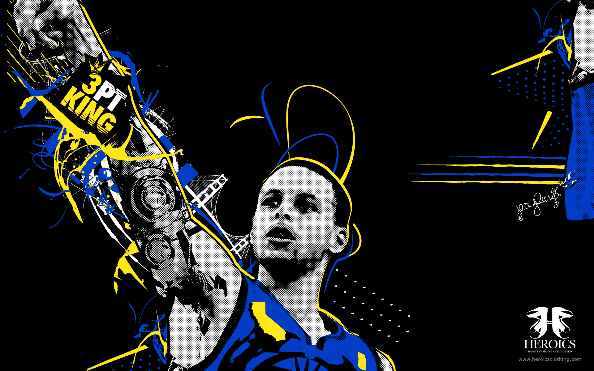 1920x1200 Image for Stephen Curry Basketball Player.