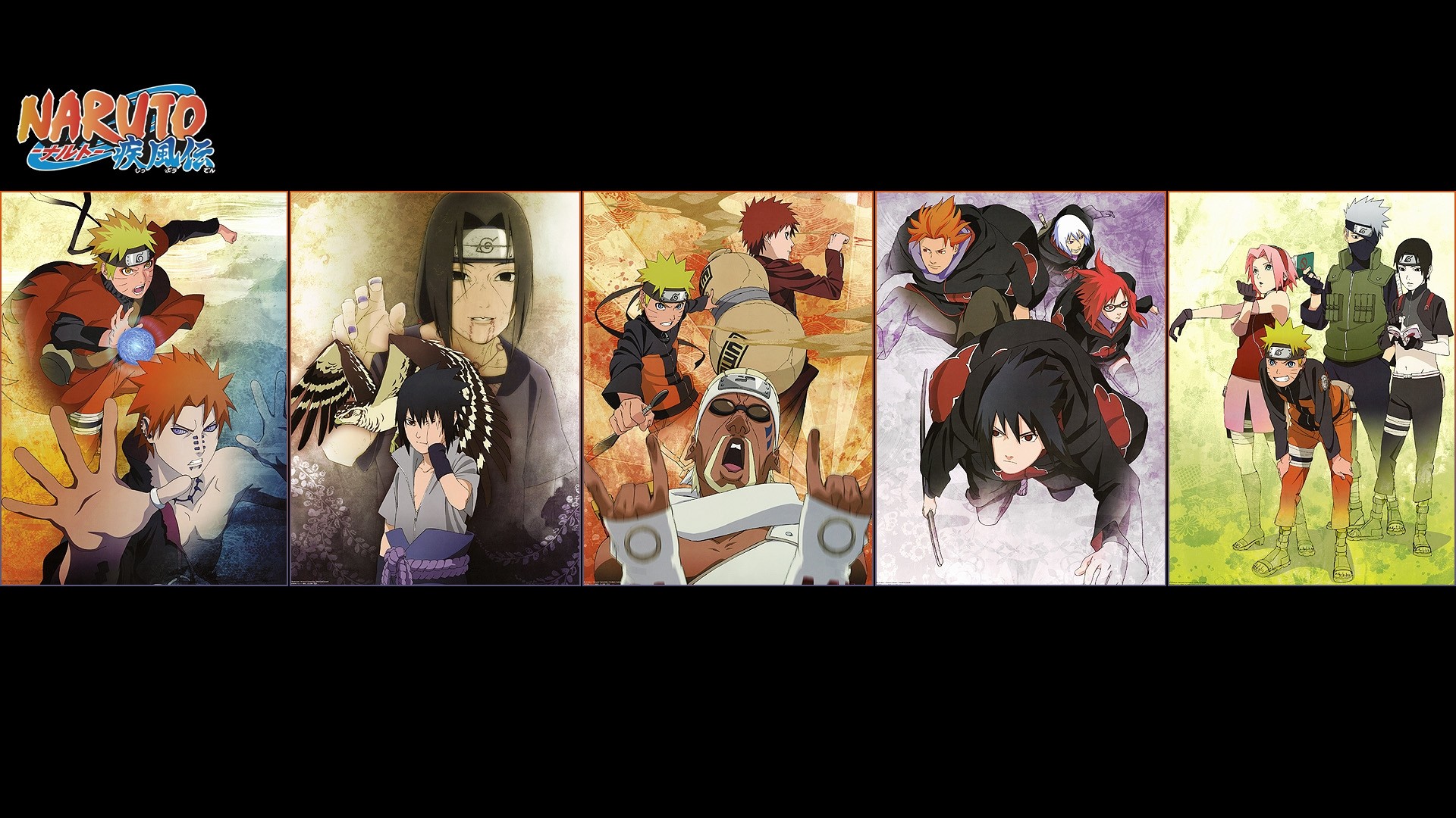 1920x1080 Naruto Members, Naruto team 7, Taka, Bee and others :)