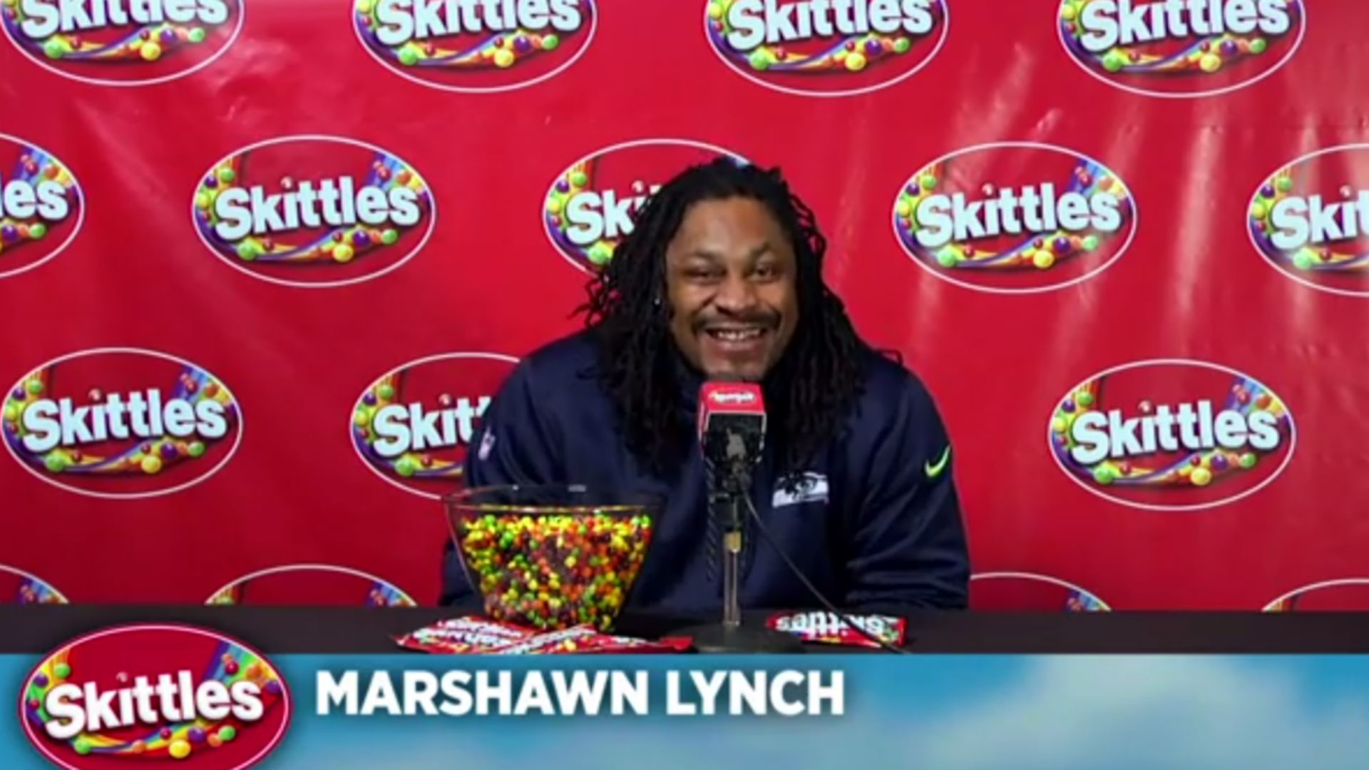 1920x1080 Marshawn Lynch gives the best press conference ever for Skittles | NFL |  Sporting News