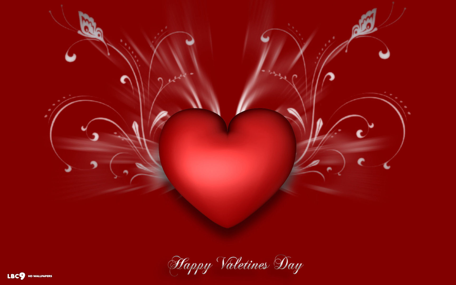 1920x1200 valentines day happy red abstract love big heart desktop background