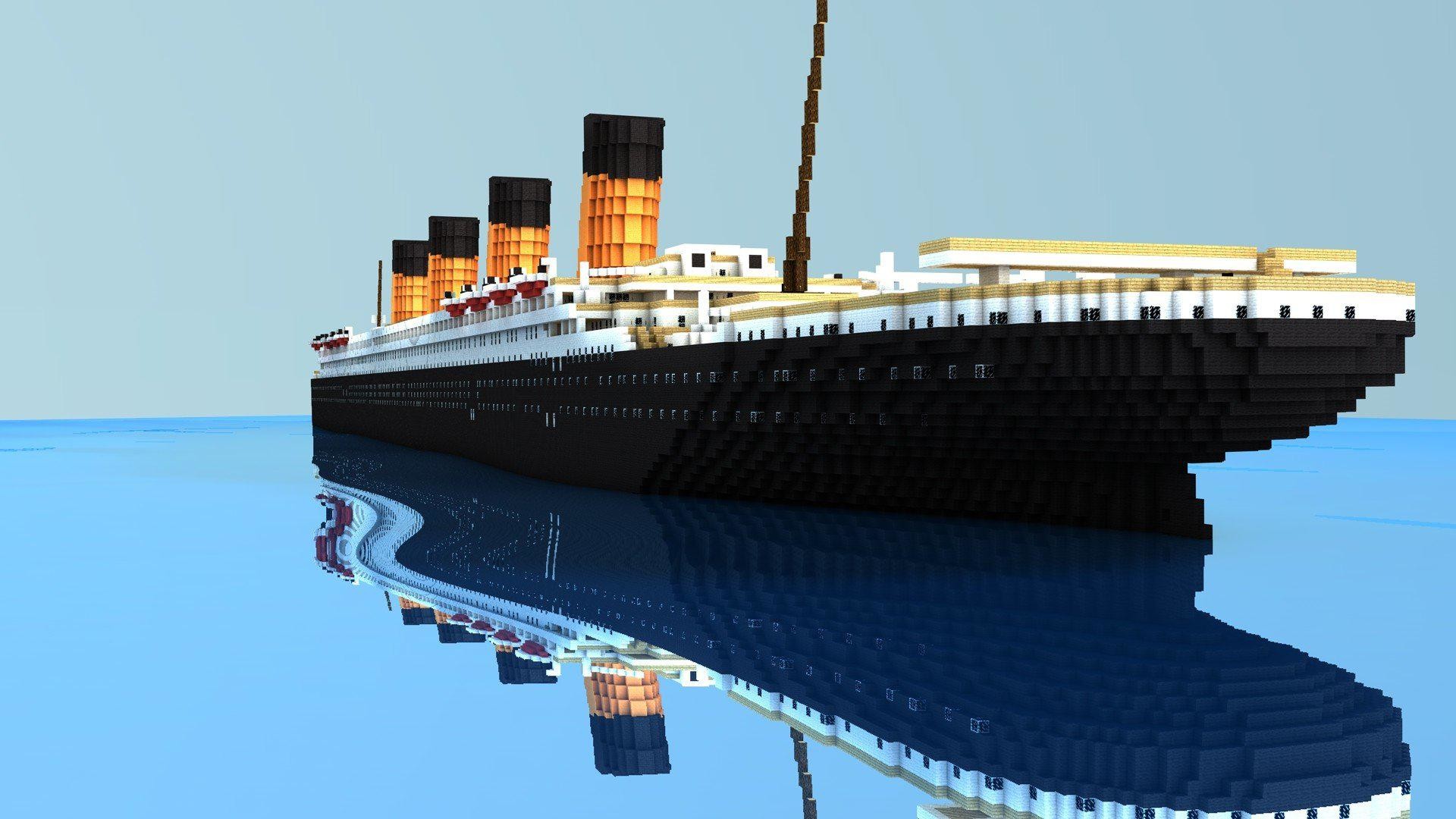 1920x1080 Ocean Old Titanic Minecraft Realistic, Lb Photo Realism, Minecraft Lb  Photo, Photo Realism Minecraft, Games, Wallpaper Of Minecraft, Minecraft Hd  Wallpaper, ...