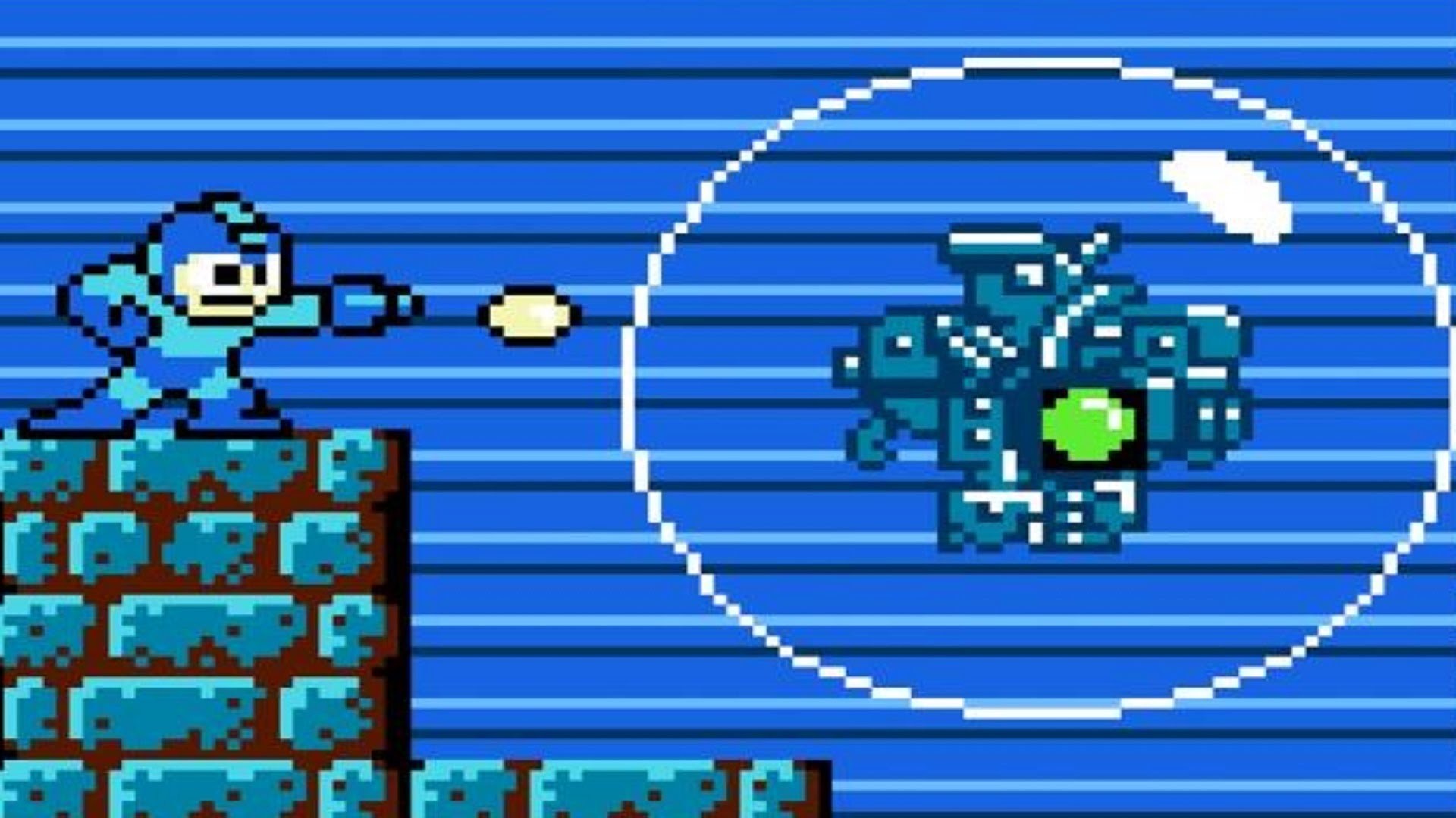 1920x1080 Mega Man: CWU-01P (Bubble Robots) Boss Fight (1080p 60fps)