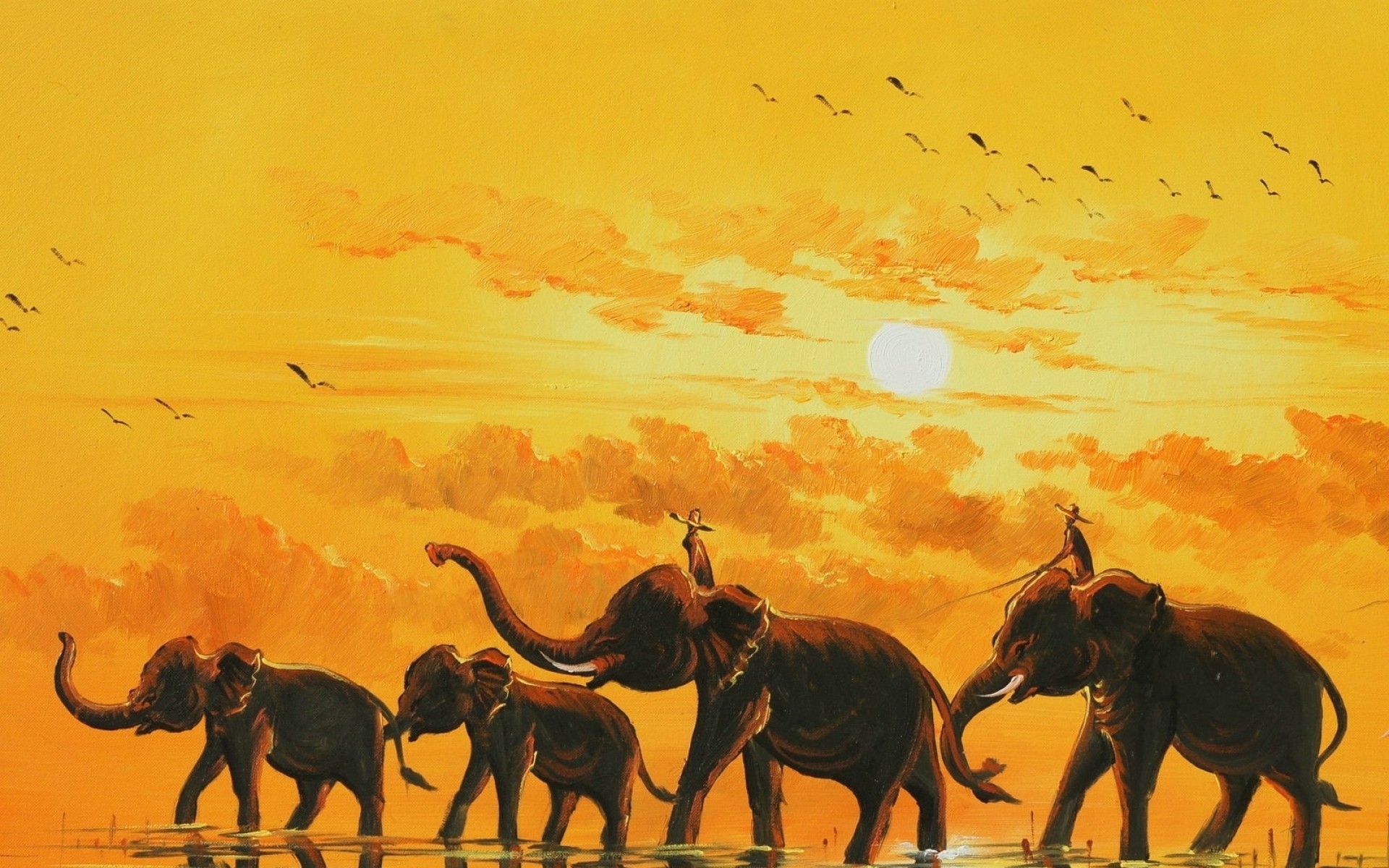1920x1200  Elephant Art wallpapers 1080p