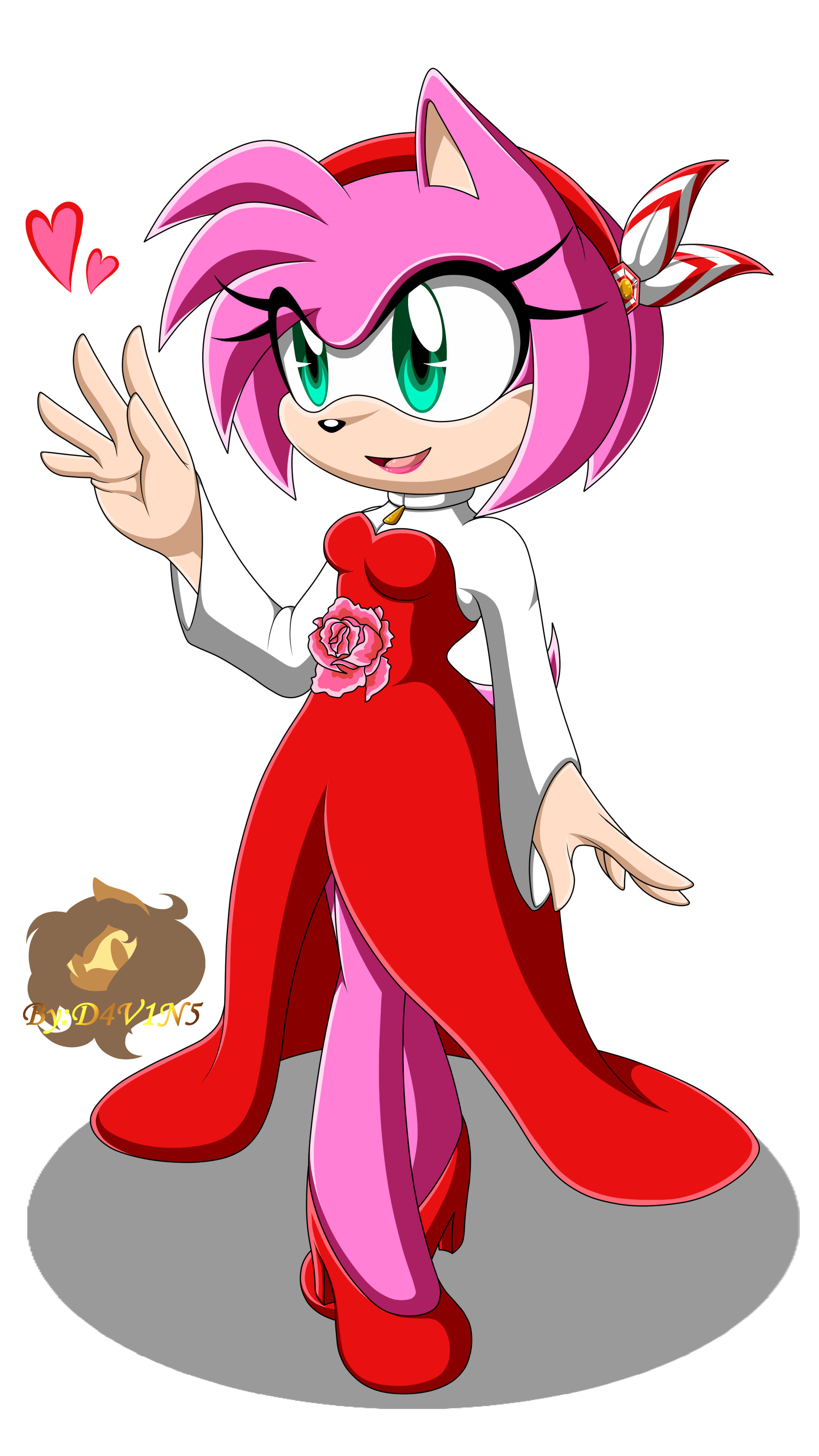 1746x3104 :PC: Amy Rose by MidnaChangeling.