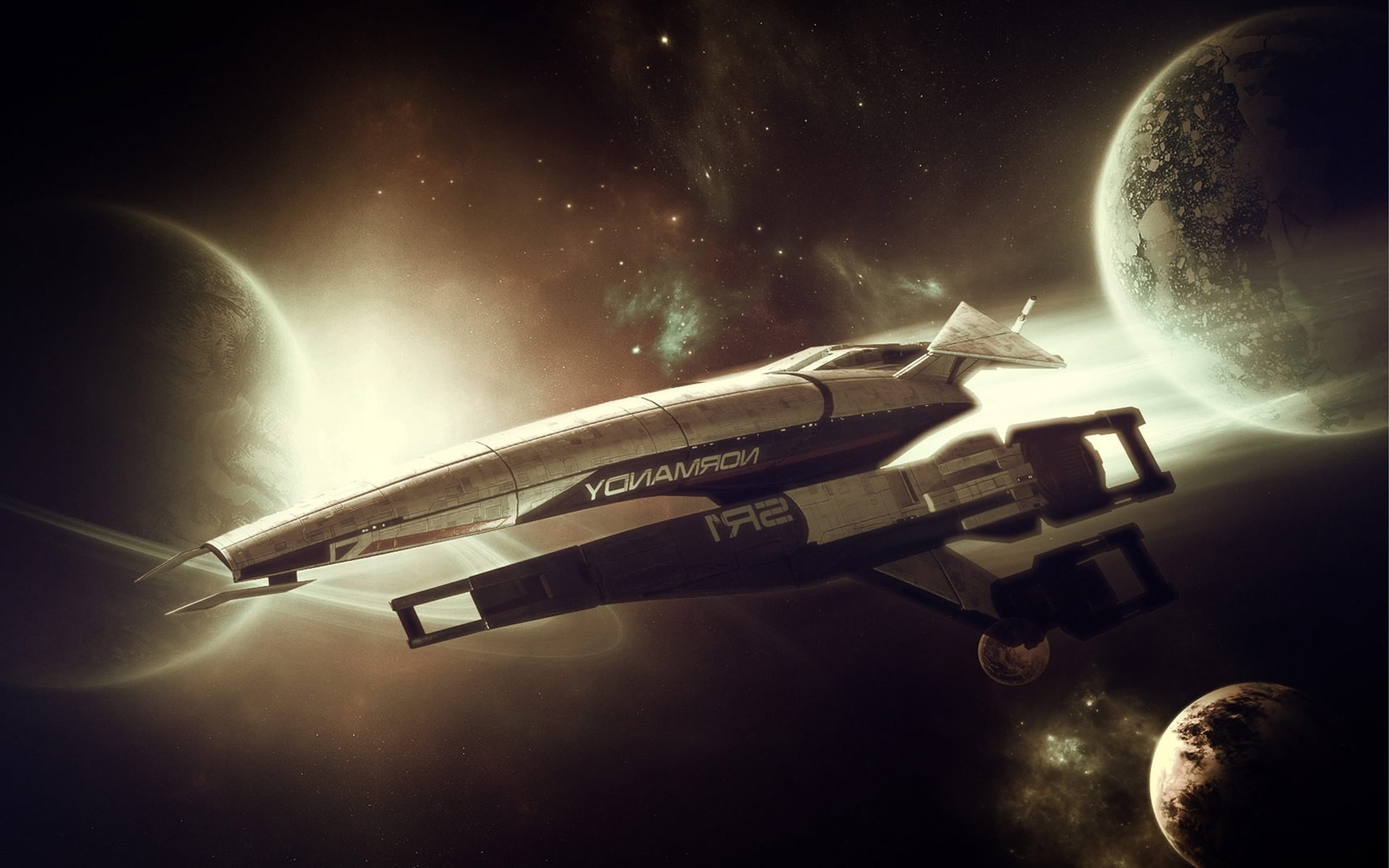1920x1200  spaceship, Space Station, Normandy Sr 1, Mass Effect Wallpapers  HD / Desktop and Mobile Backgrounds