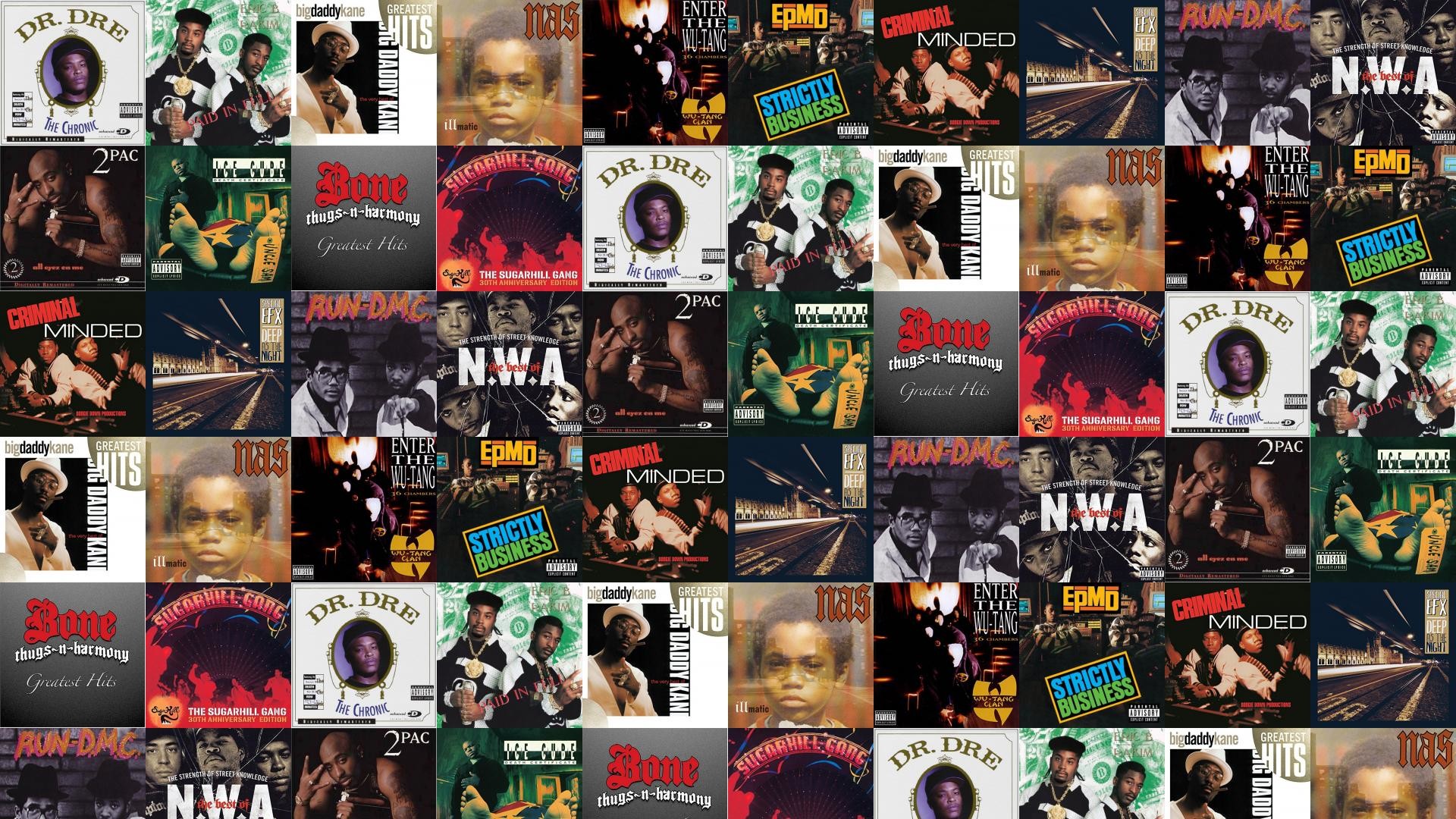 1920x1080 Download this free wallpaper with images of Dr. Dre – , Rakim – , Big Daddy  Kane – , Nas – , Wu-tang – , Epmd – , Boogie Down Productions – ...