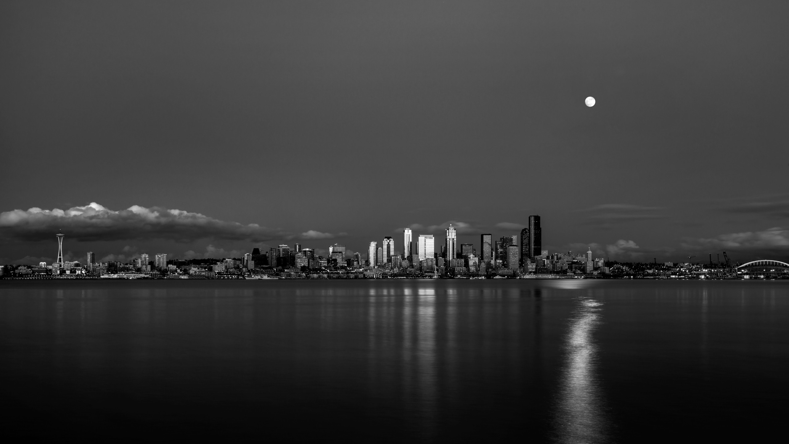 2560x1440 HD Clear. 2560 x 1440. Seattle skyline. | Cityscape Wallpaper | Pinterest |  Seattle skyline and Photography