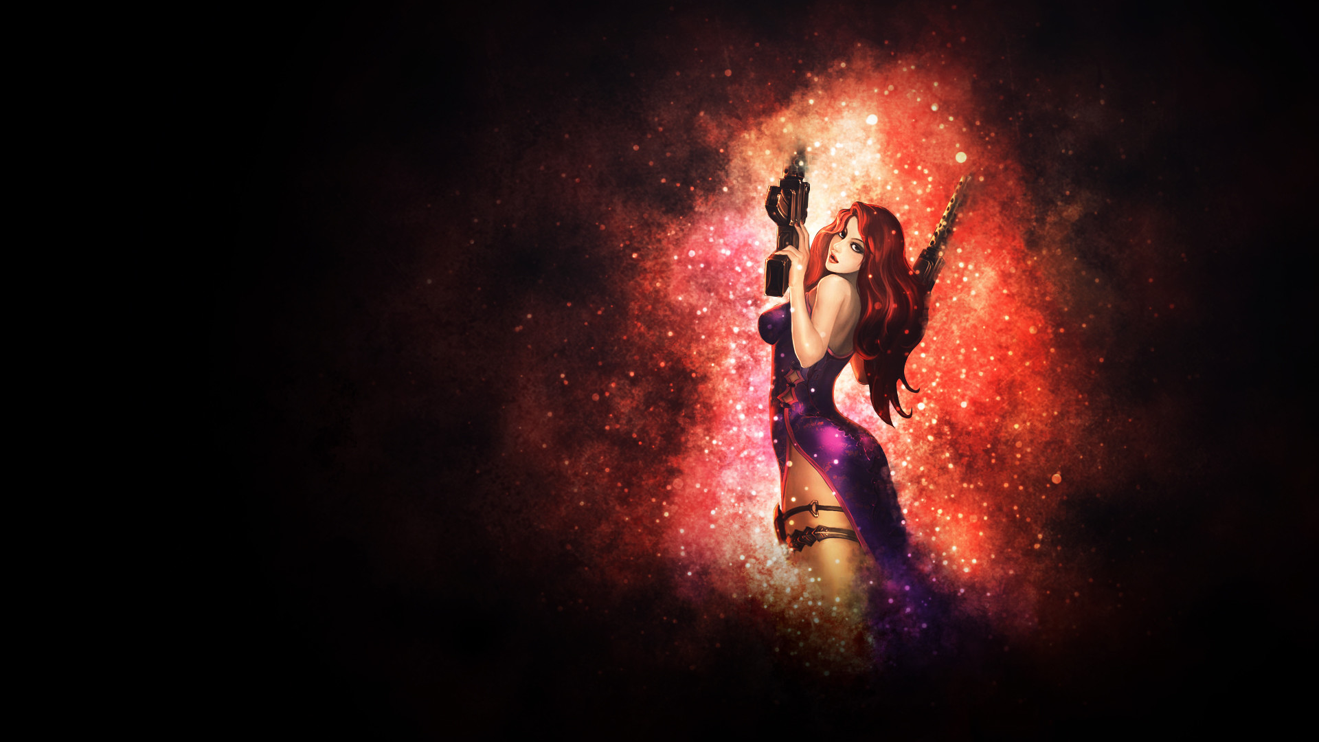 1920x1080 Secret Agent Miss Fortune Chinese wallpaper